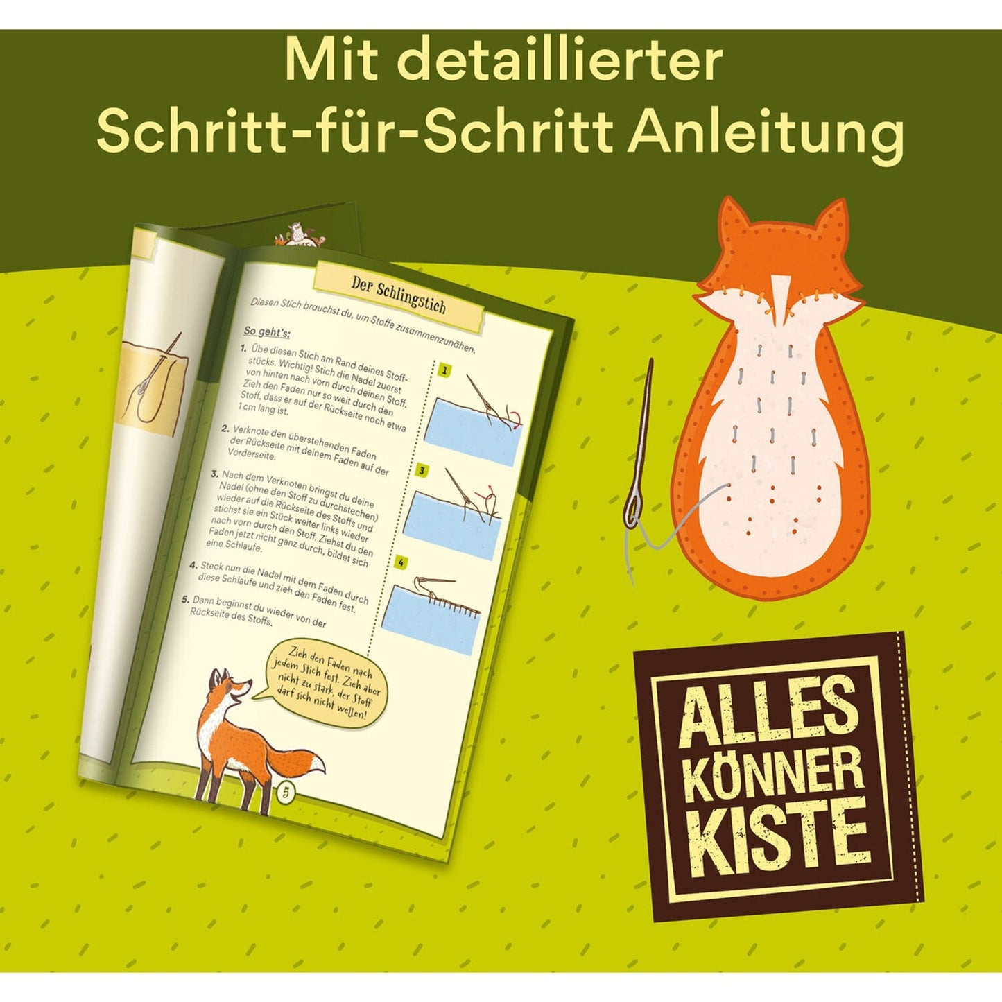 KOSMOS Die Schule der magischen Tiere - Nähspaß mit Rabbat, Basteln