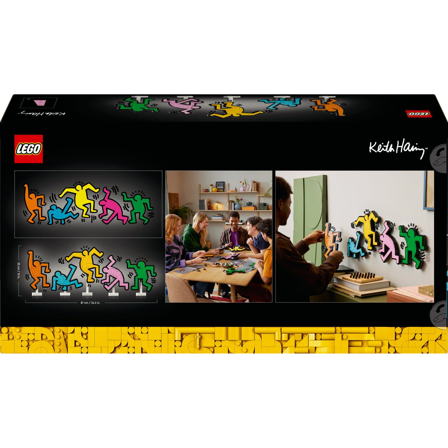 31216 Art Keith Haring - Tanzende Figuren, Konstruktionsspielzeug