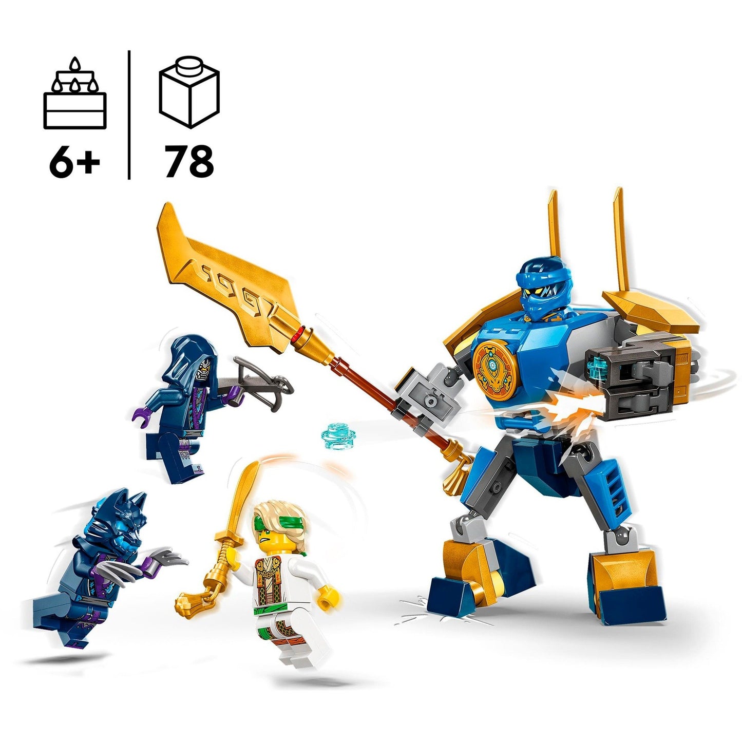 LEGO 71805 Ninjago Jays Battle Mech, Konstruktionsspielzeug