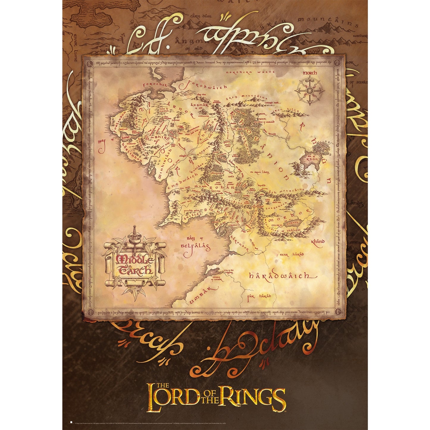Lord of the Rings - Middle Earth, Puzzle