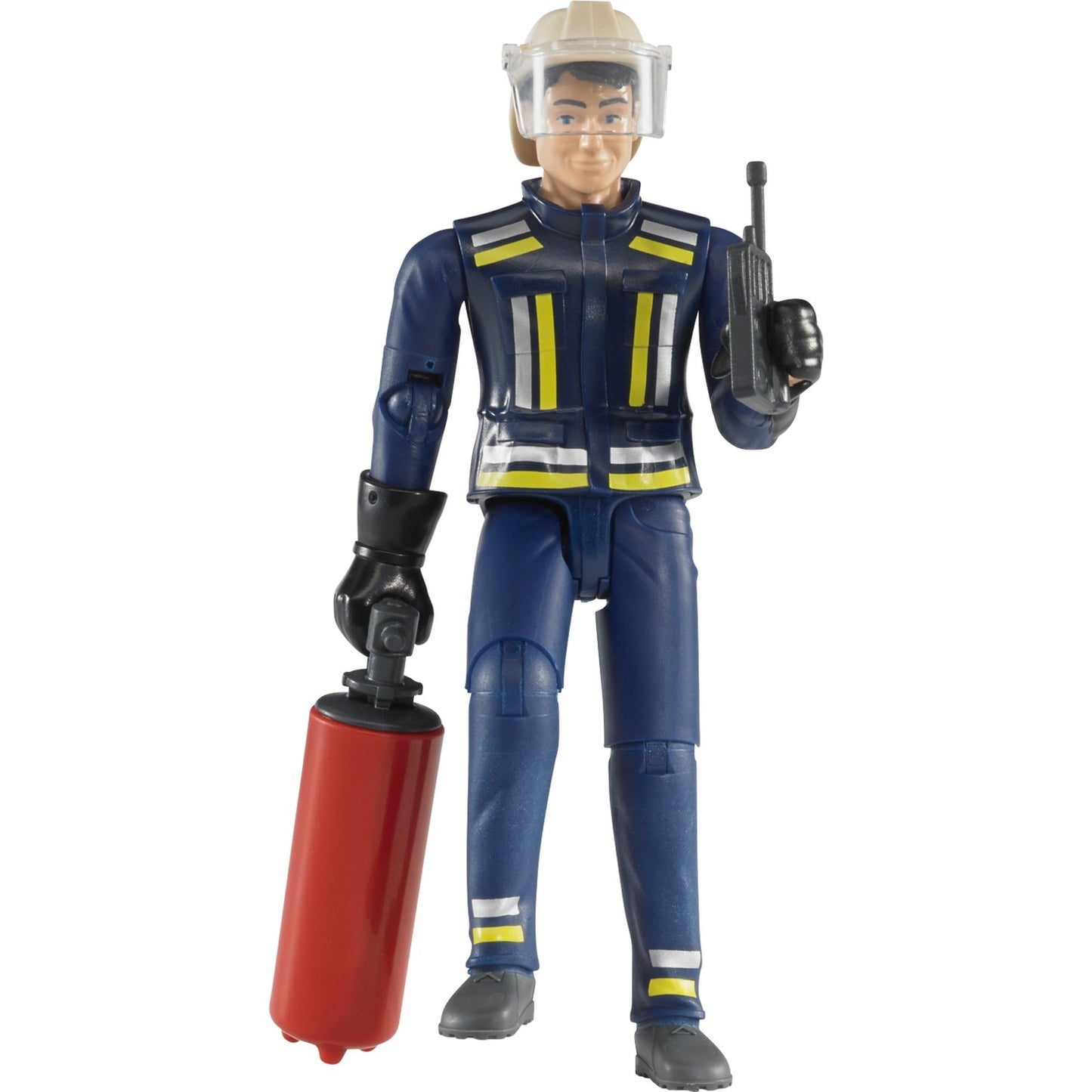 BRUDER Feuerwehrmann mit Zubehör (blau/gelb)