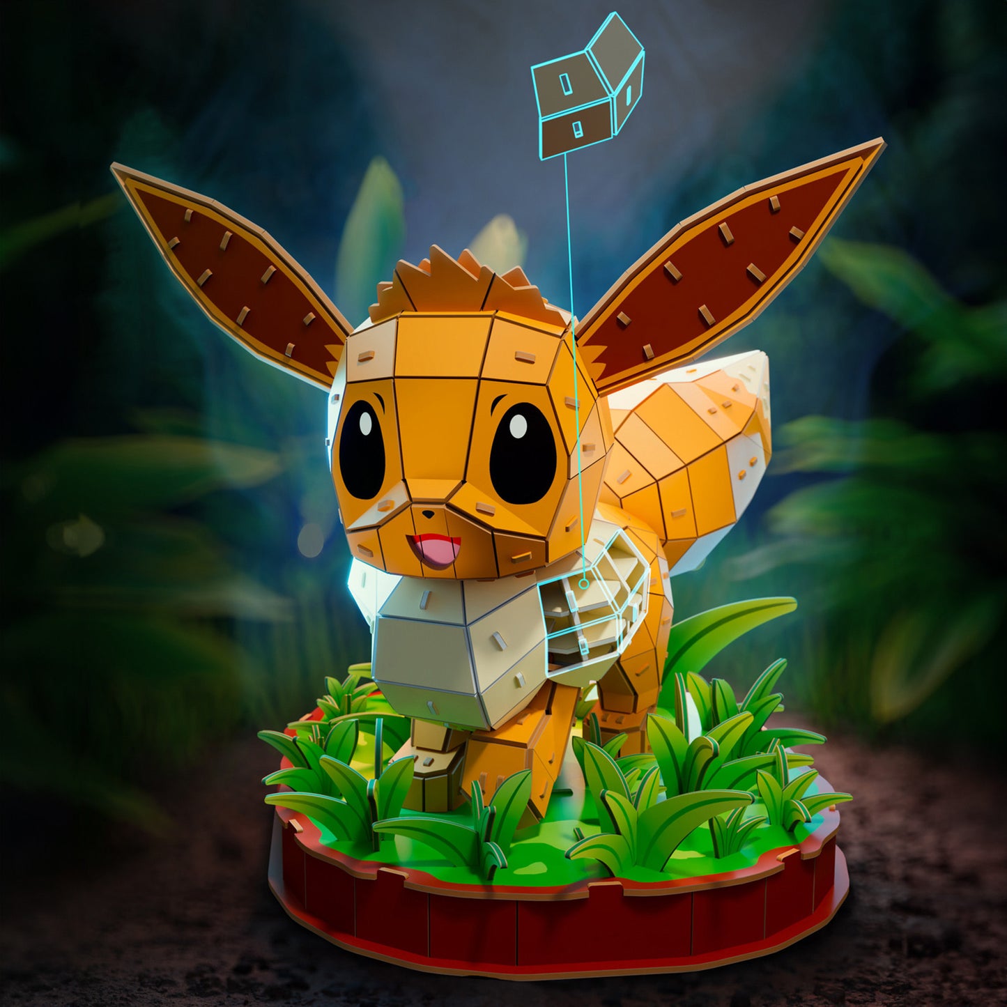 4D Build - Pokémon Evoli, Modellbau