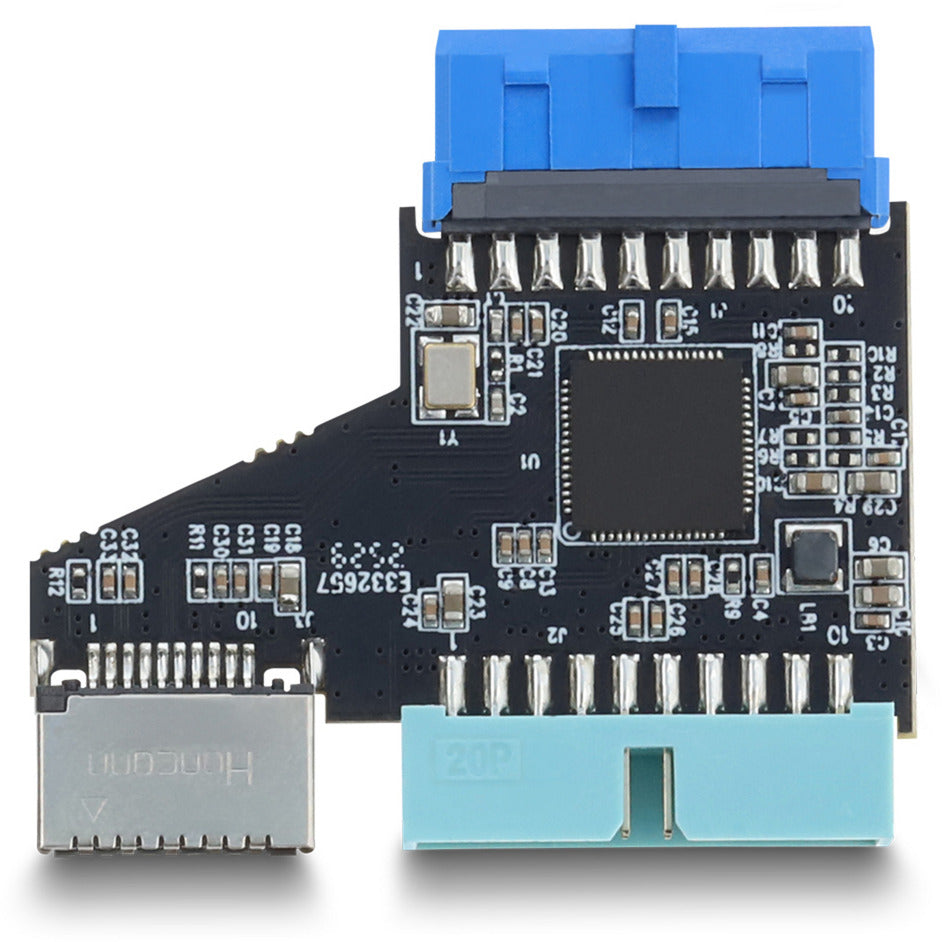 Intern 20 Pin Pfostenbuchse auf 20 Pin Pfostenstecker und Type-E Key A Buchse, Adapter
