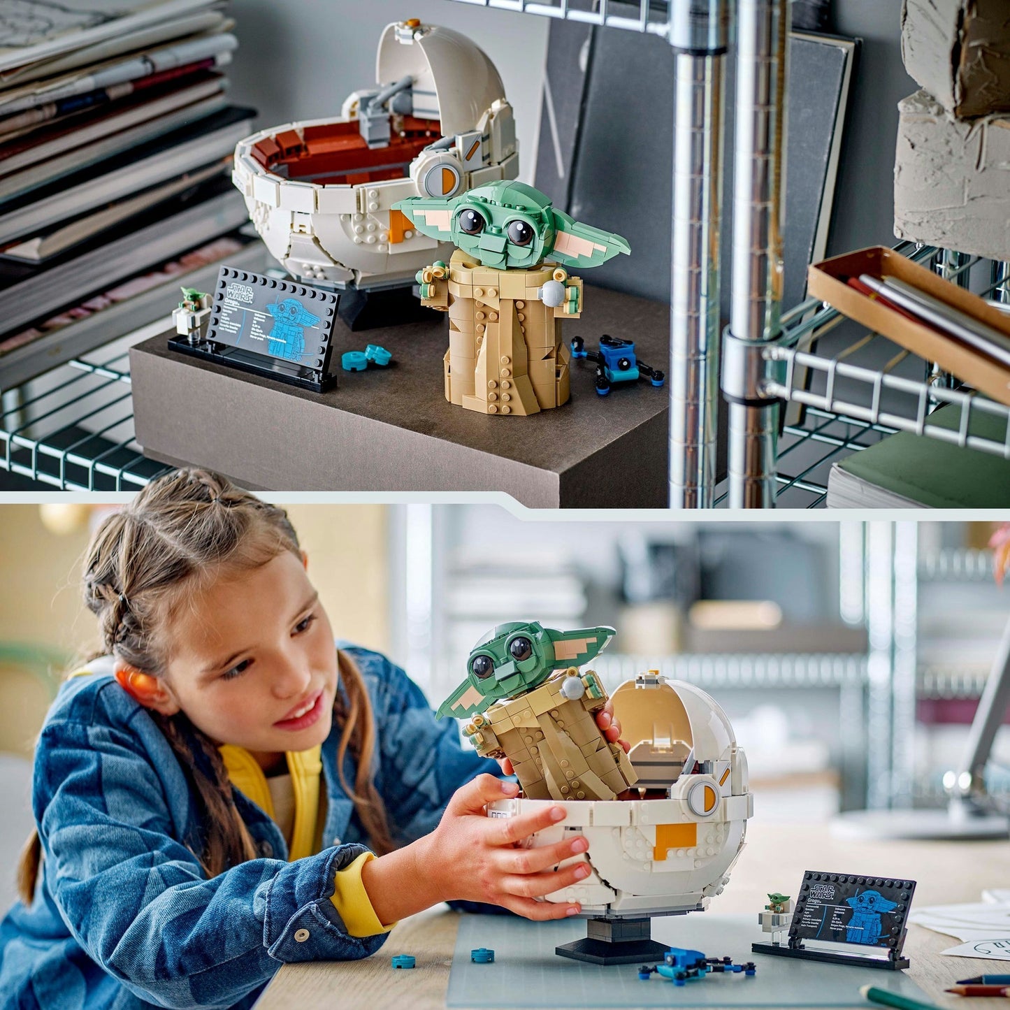 75403 Star Wars Grogu in seiner Repulsorwiege, Konstruktionsspielzeug
