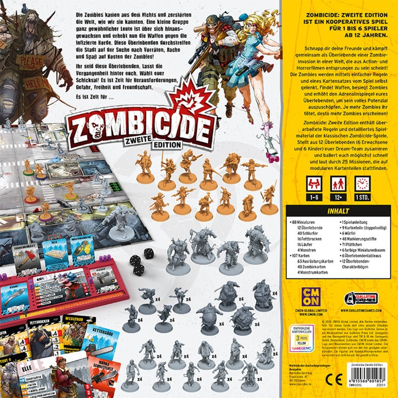 Asmodee Zombicide 2. Edition, Brettspiel
