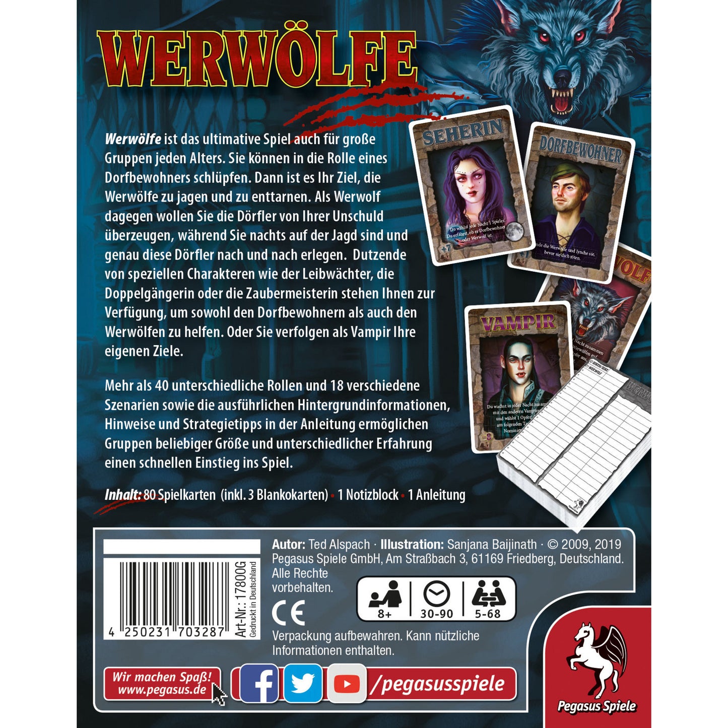 Werwölfe, Kartenspiel