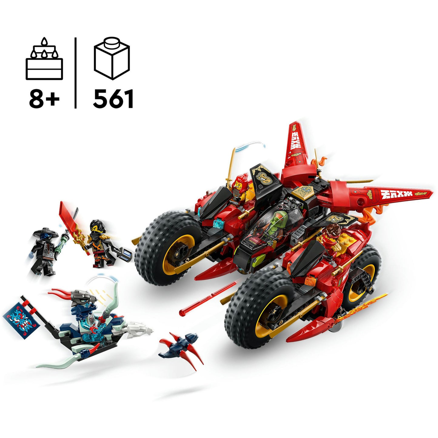 71844 Ninjago Ninja-Actionflitzer, Konstruktionsspielzeug