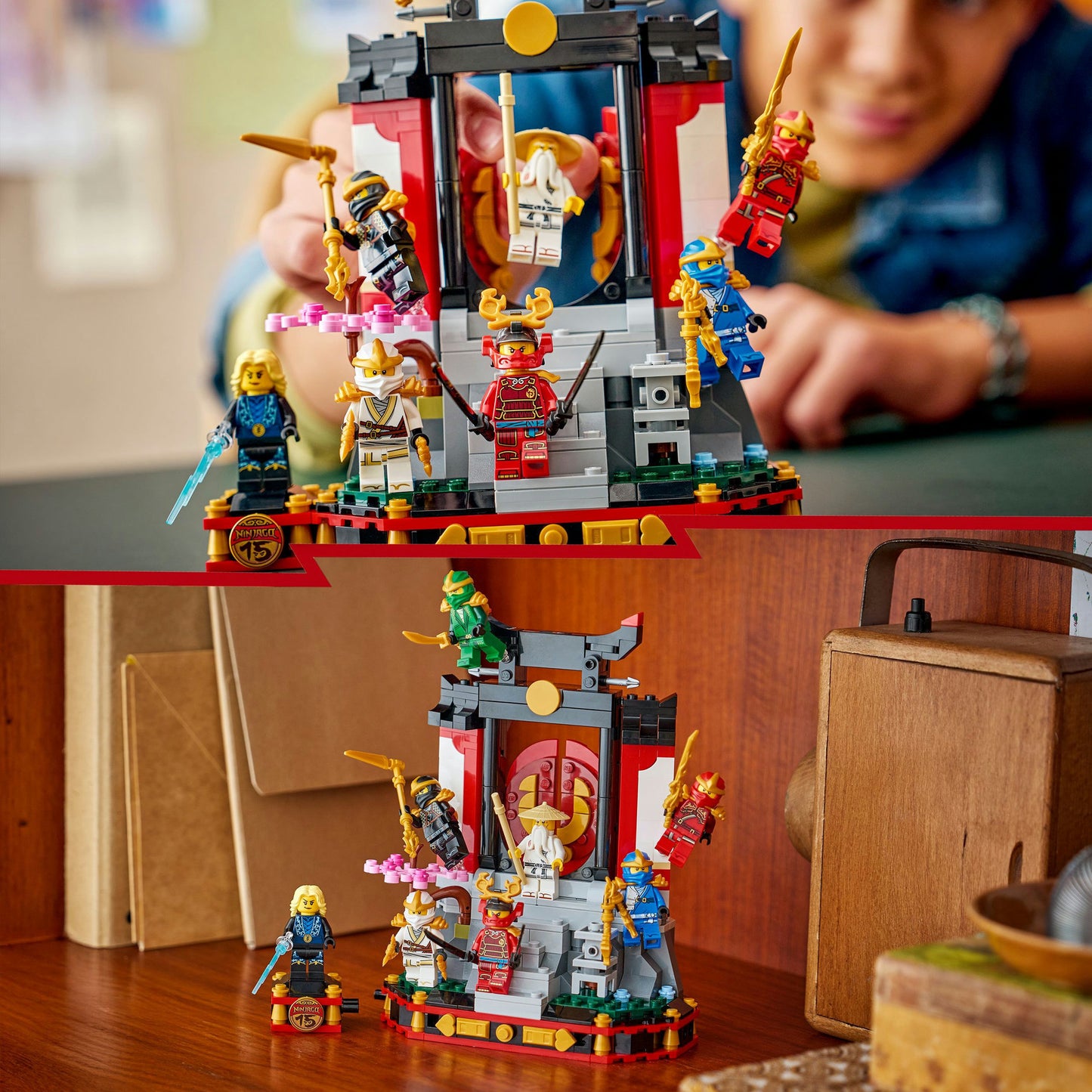 71866 Ninjago 15-jähriges Jubiläum: Ninja-Charaktere zum Ausstellen, Konstruktionsspielzeug