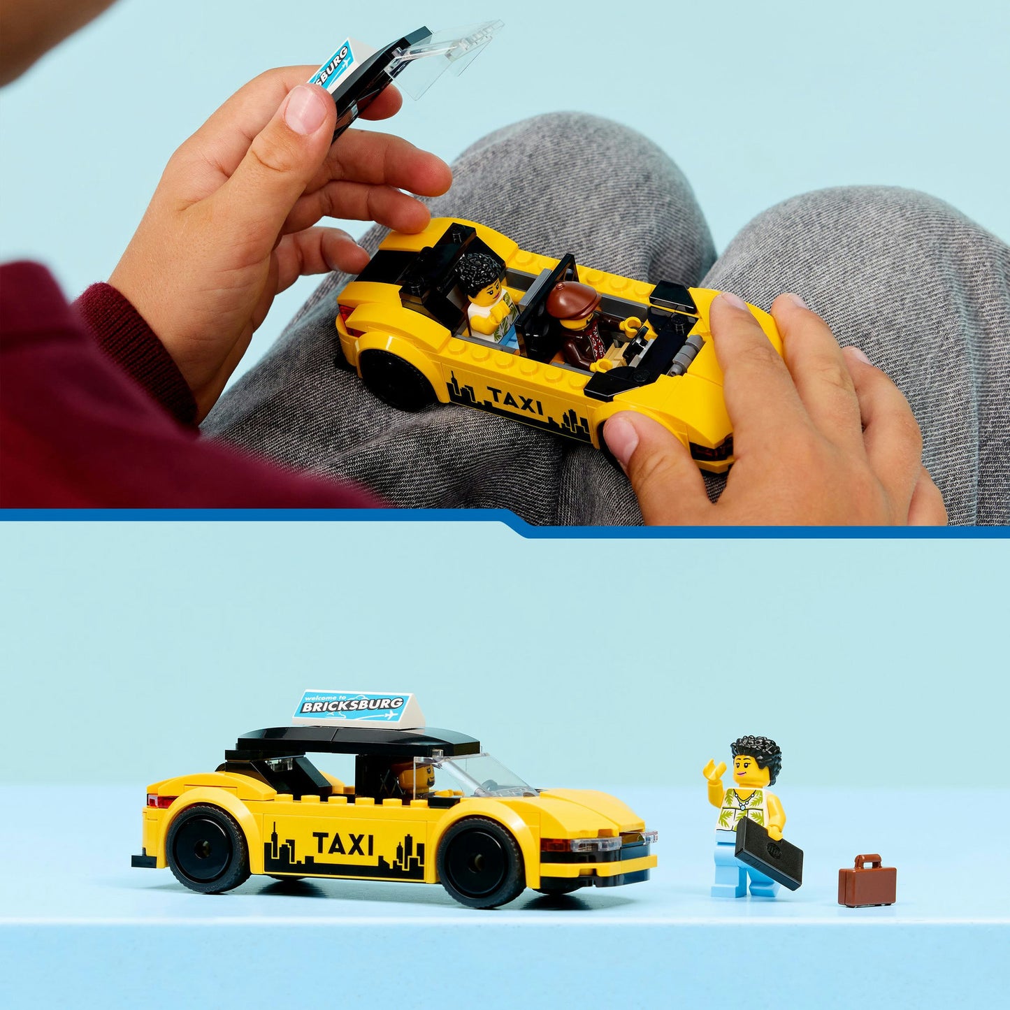 60487 City Gelbes Taxi, Konstruktionsspielzeug