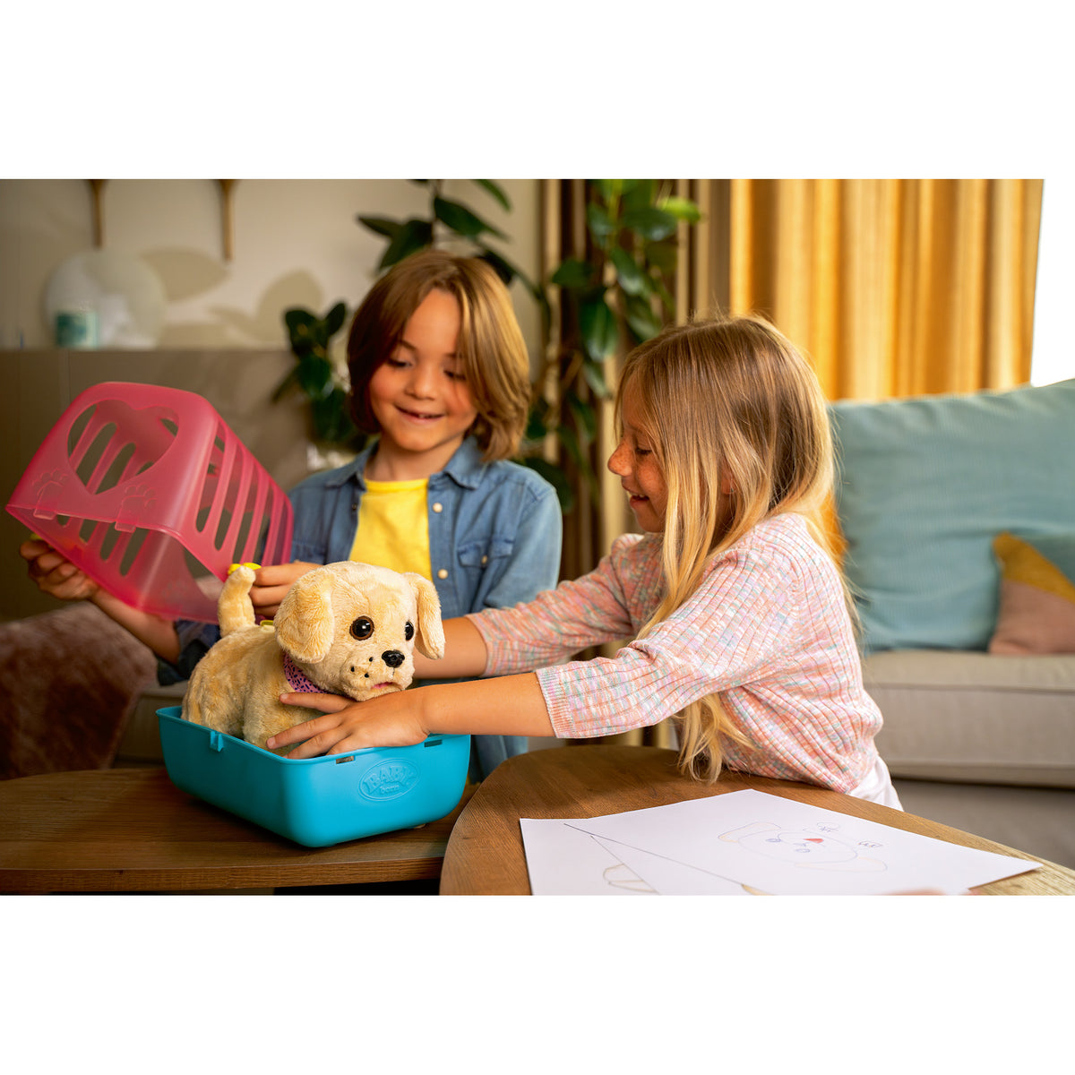BABY born Mein Hund Lucky mit Box, Spielfigur