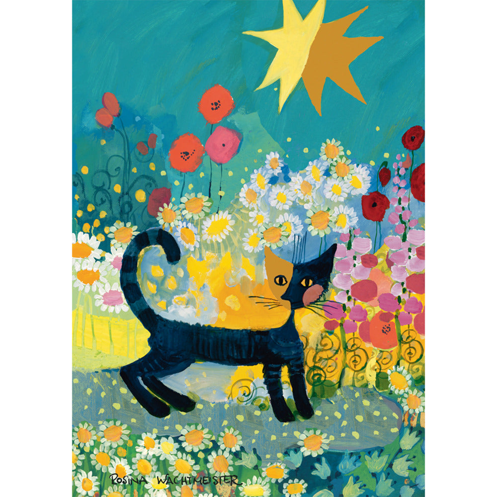 Rosina Wachtmeister: Katze im Blütenmeer, Puzzle