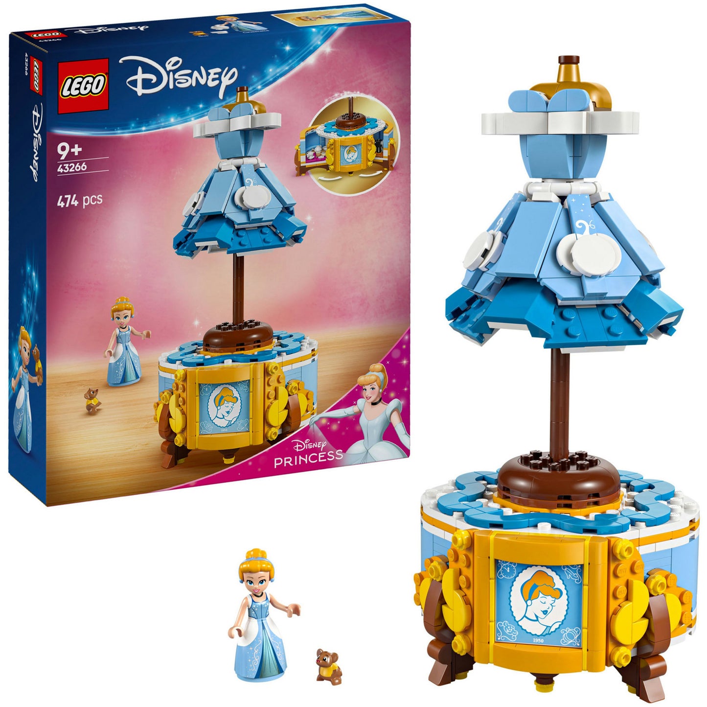 43266 Disney Princess Cinderellas Kleid, Konstruktionsspielzeug