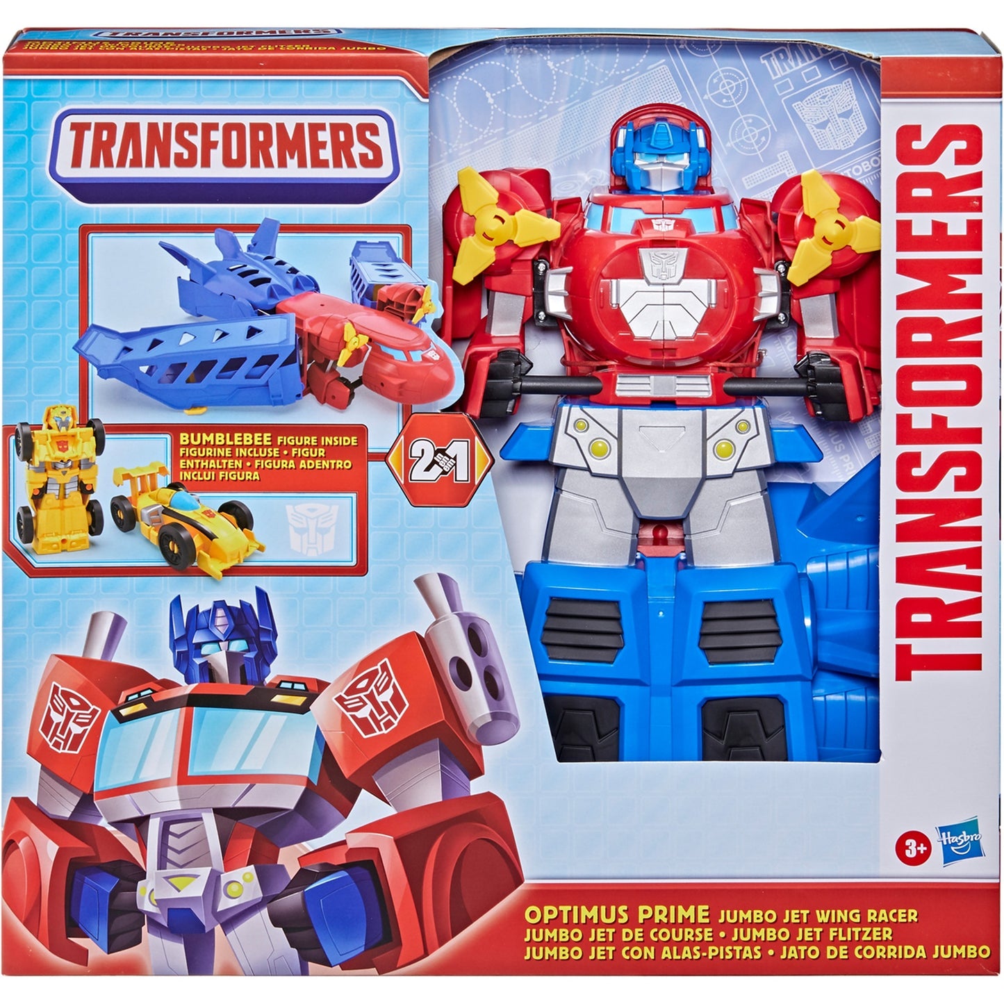 Hasbro Transformers Optimus Prime Jumbo Jet Flitzer