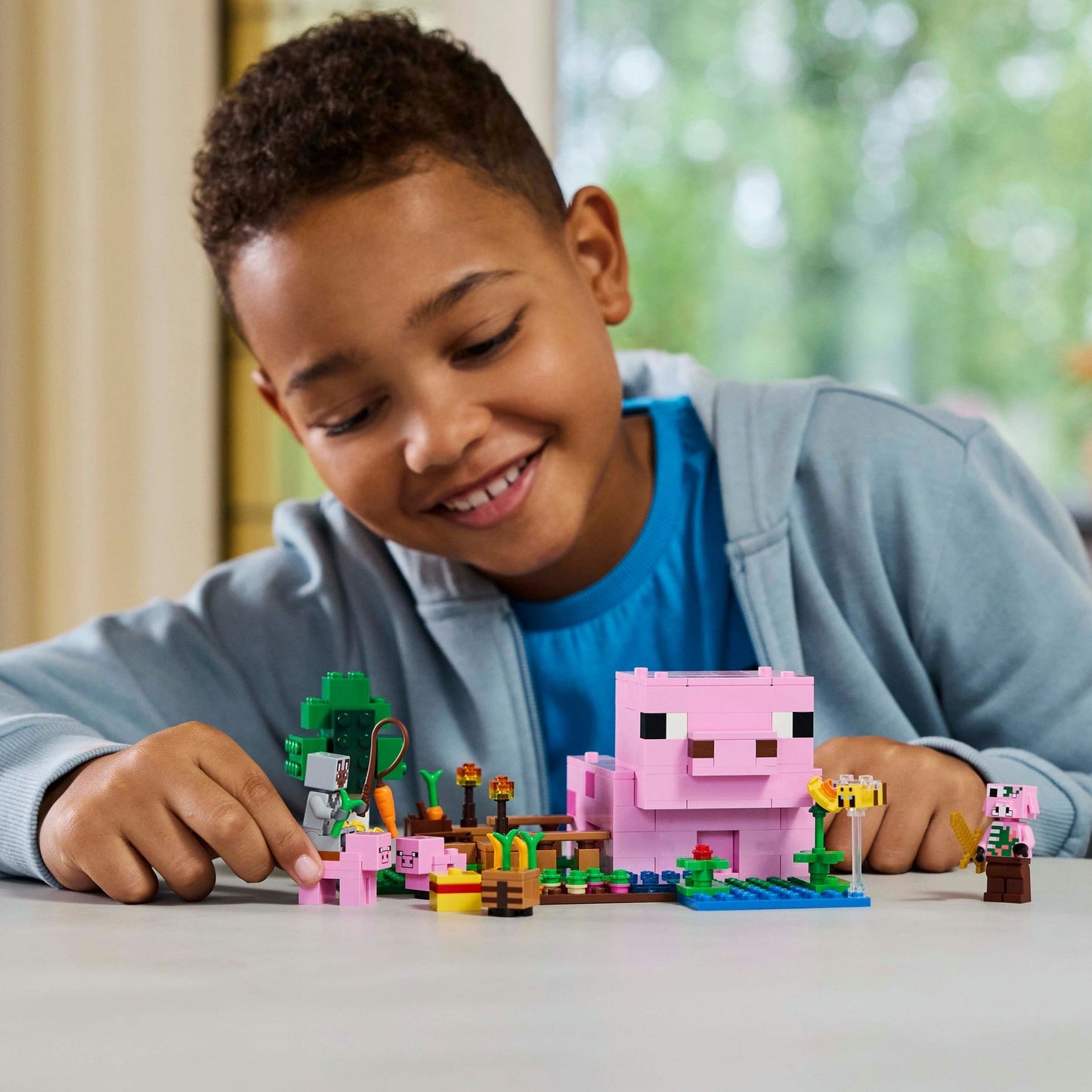21268 Minecraft Das Babyschwein-Haus, Konstruktionsspielzeug