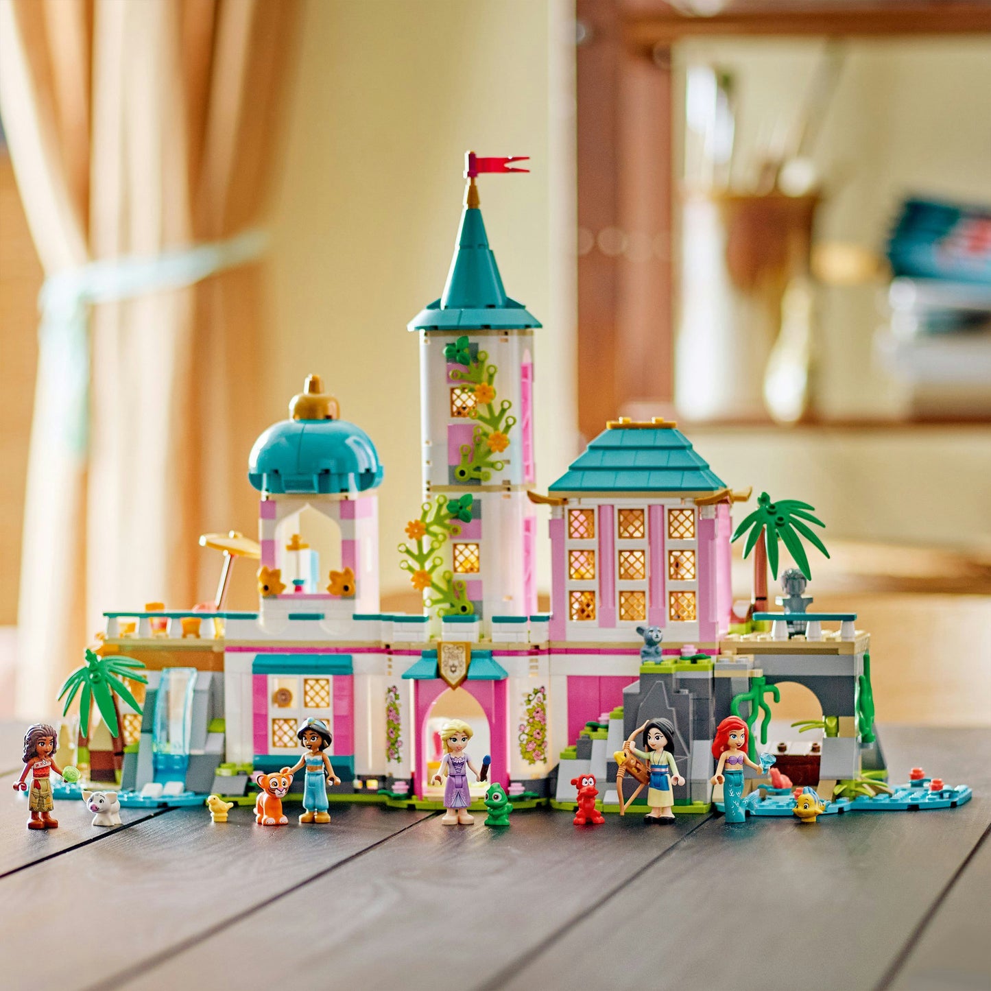 43267 Disney Princess Prinzessinnenschloss mit Haustieren, Konstruktionsspielzeug