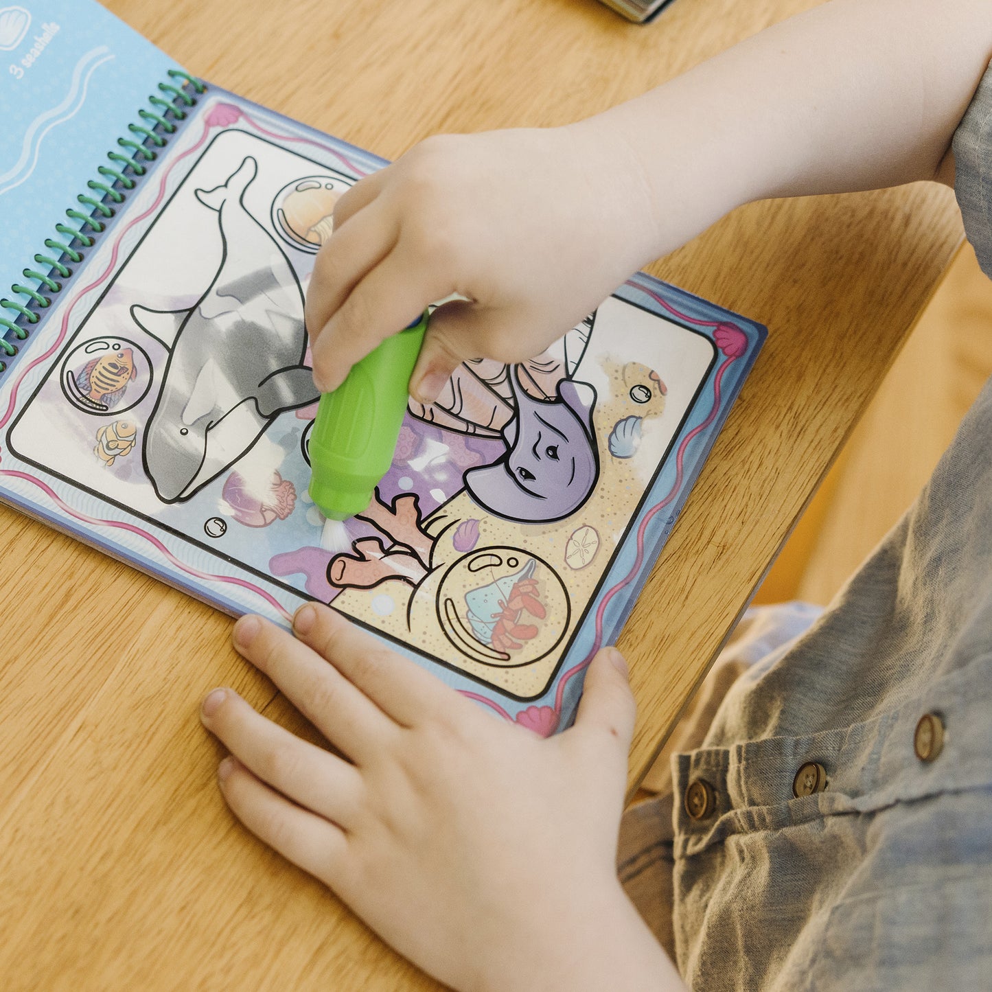 Melissa & Doug - Water WOW! Tiere, Malen