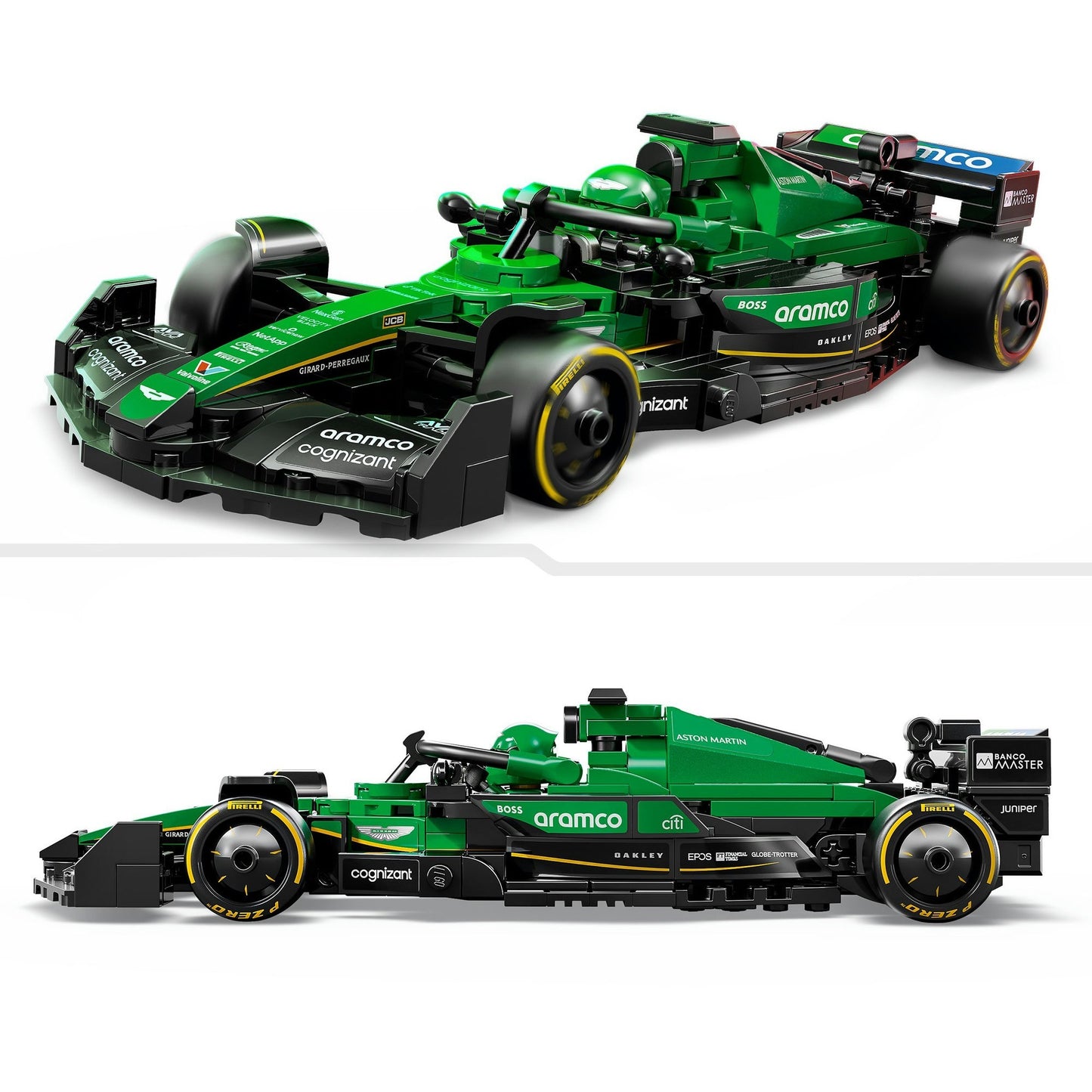 77245 Speed Champions Aston Martin Aramco F1 AMR24 Rennauto, Konstruktionsspielzeug
