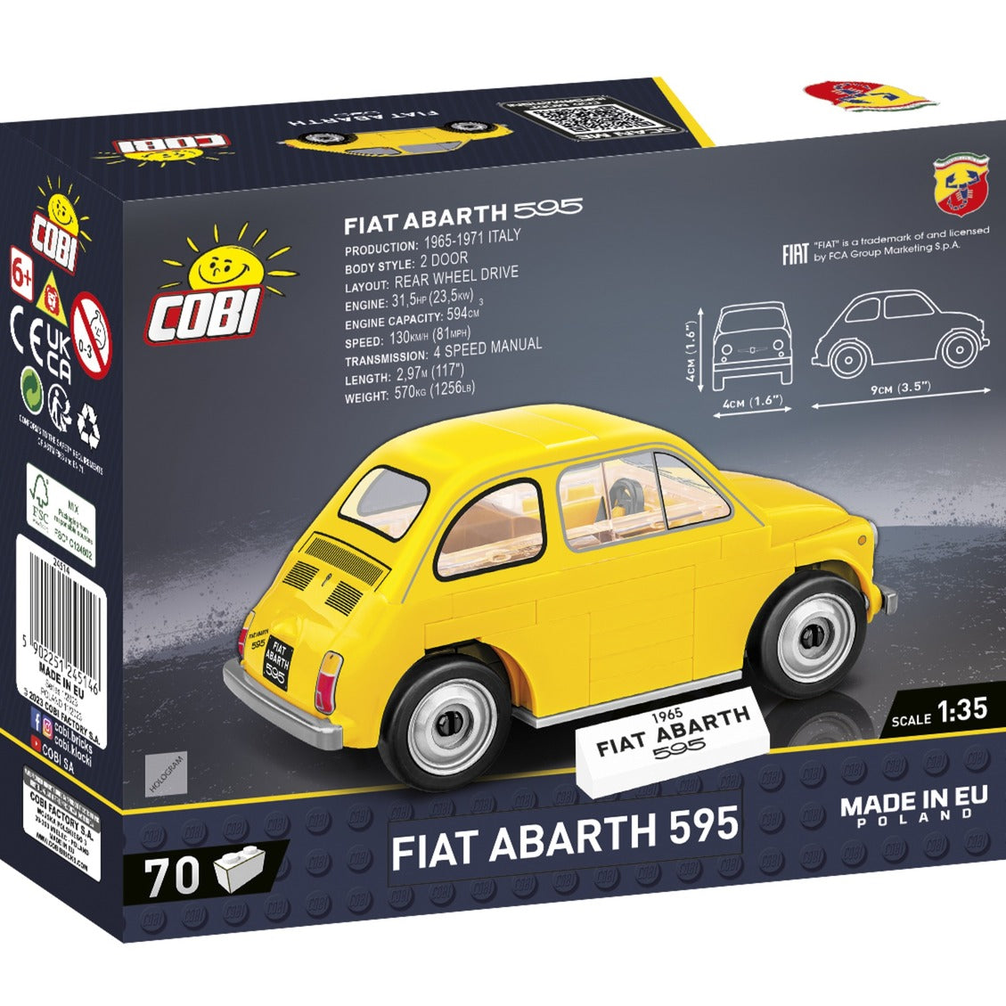 Fiat Abarth 595, Konstruktionsspielzeug