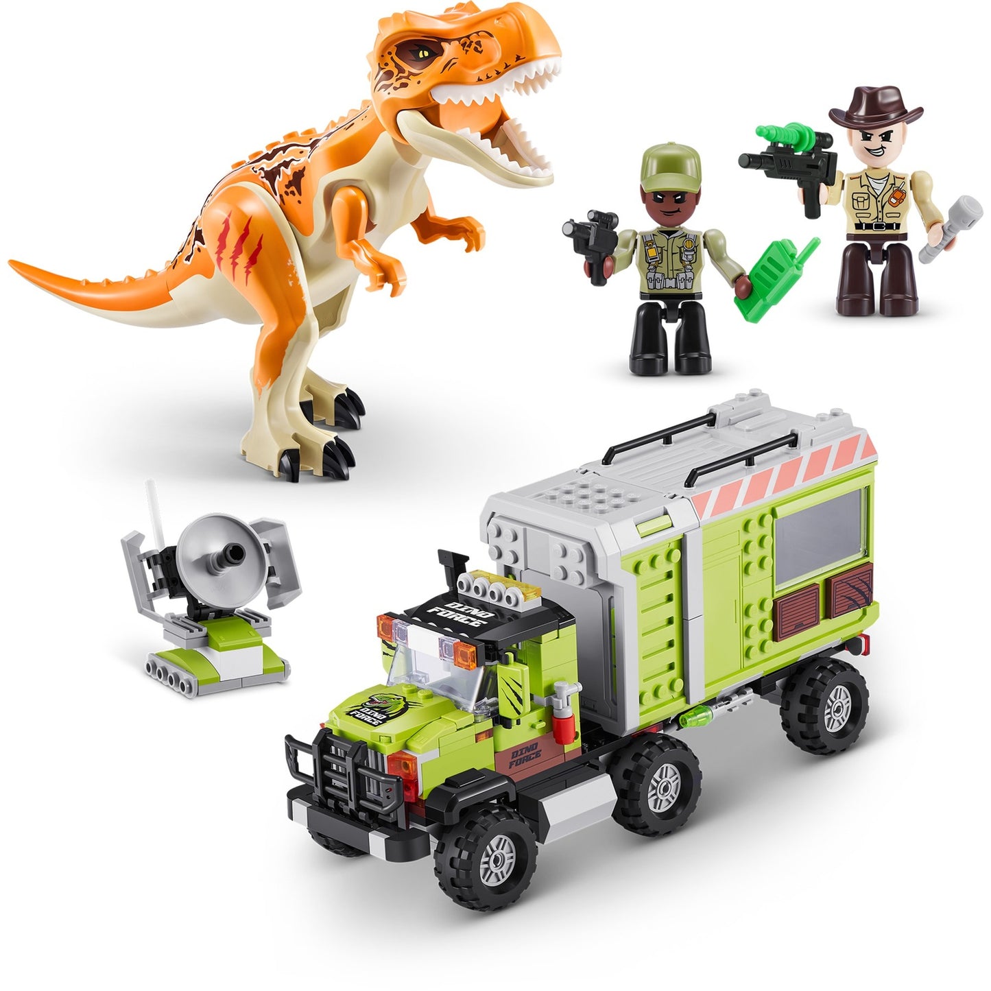MAX - Dino Adventure T-Rex Attack, Konstruktionsspielzeug