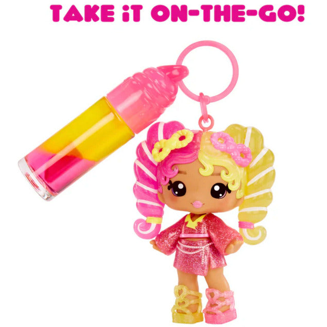 Yummiland Lip Gloss Doll: Mystery Color Change - Mila Mallows, Puppe