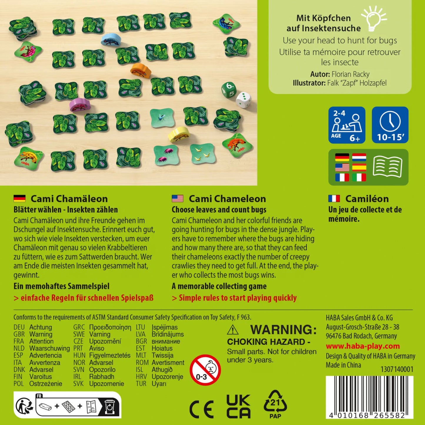 Cami Chamäleon, Brettspiel