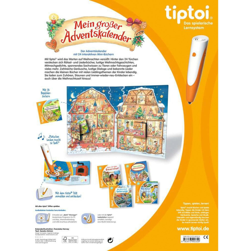 Ravensburger tiptoi Mein grosser Adventskalender