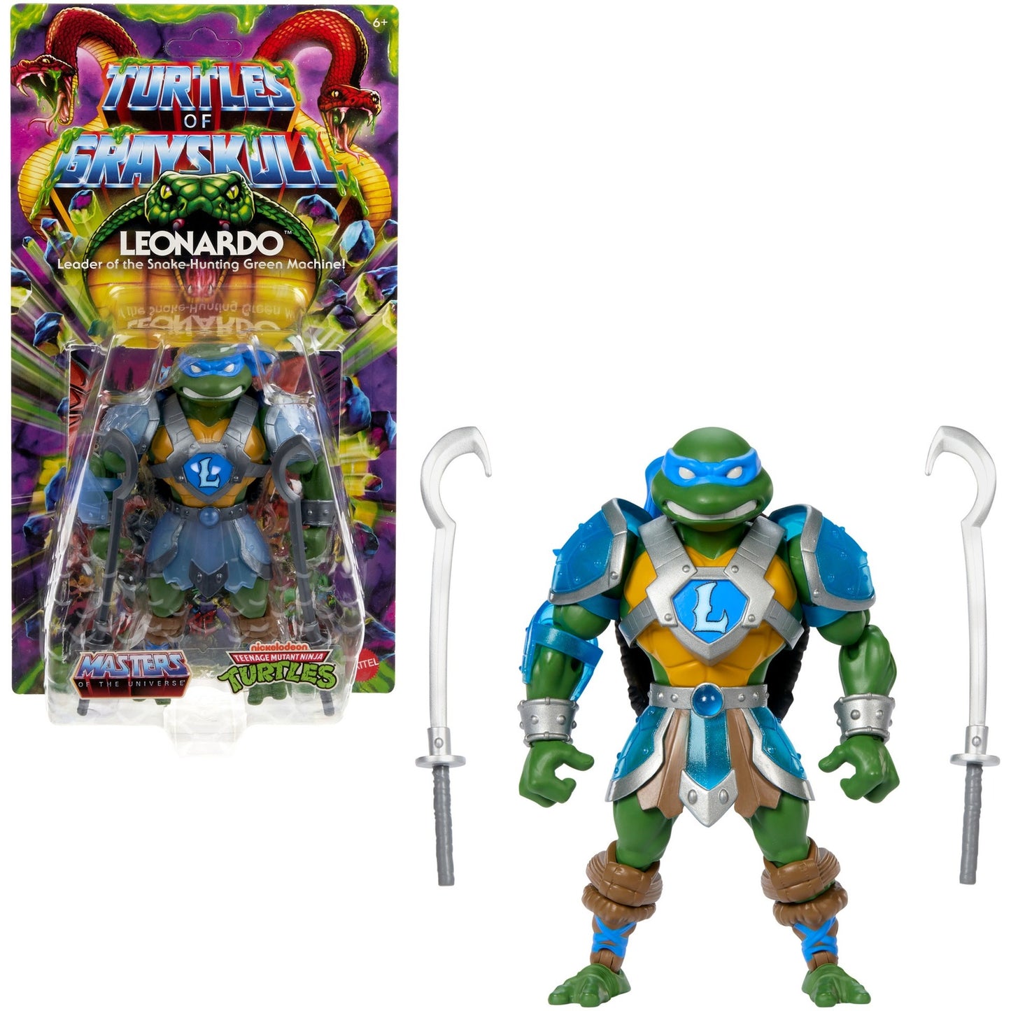Masters of the Universe Origins Turtles of Grayskull Leonardo, Spielfigur