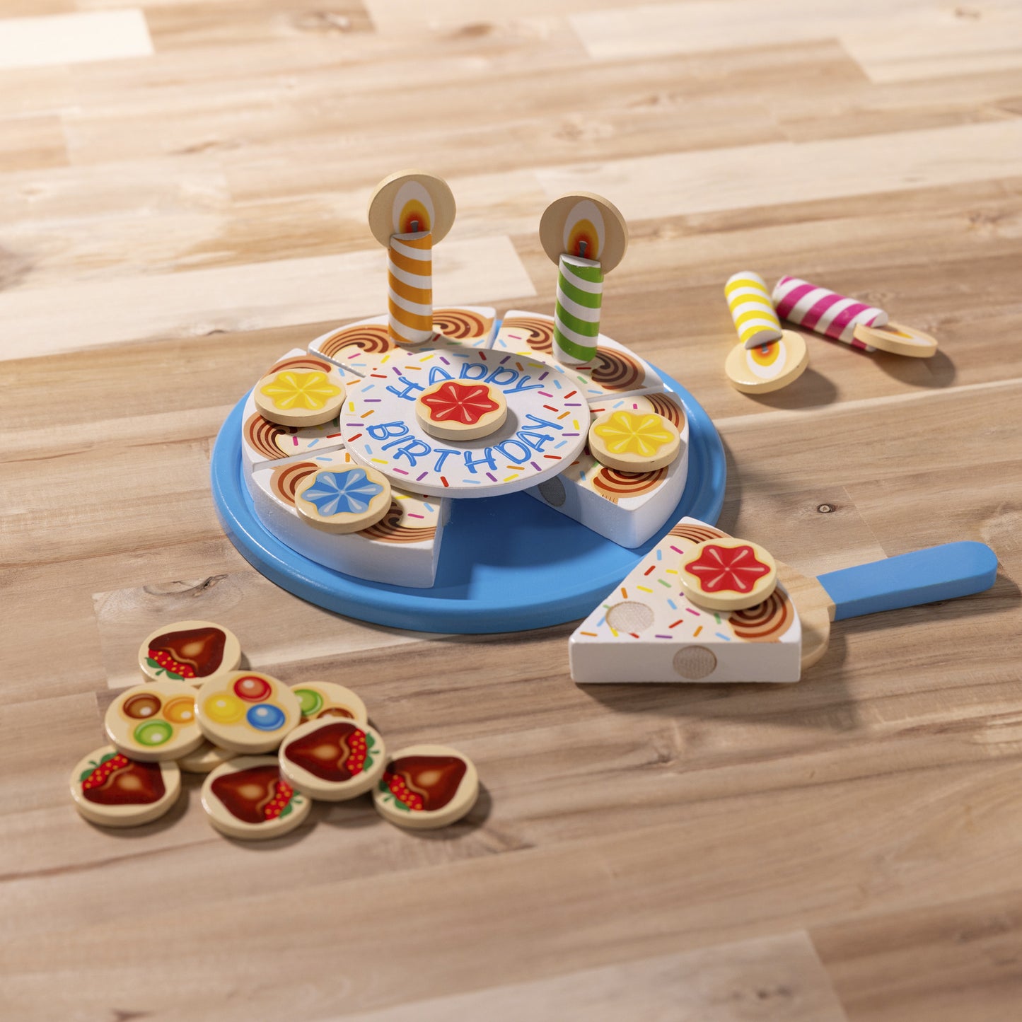 Melissa & Doug - Holz Geburtstagskuchen, Spielküche