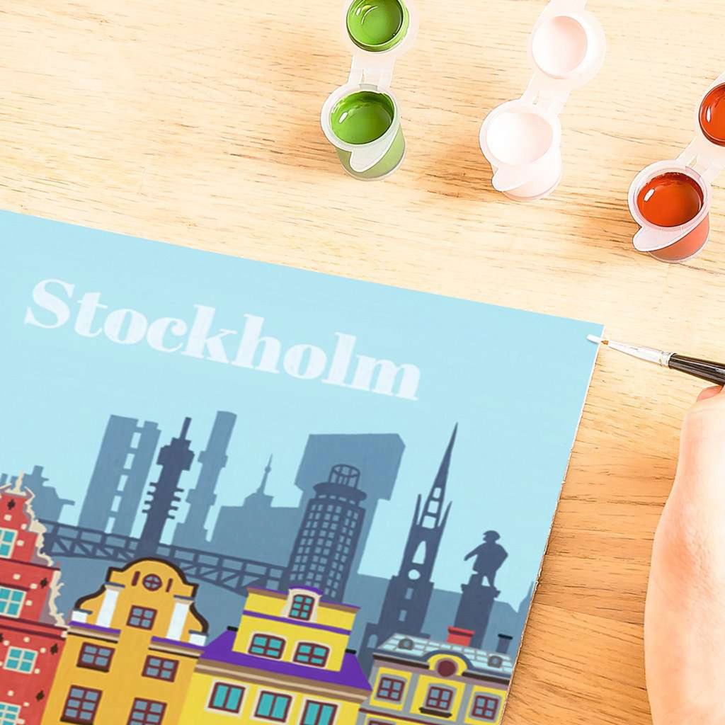 Ravensburger CreArt - Colorful Stockholm, Malen