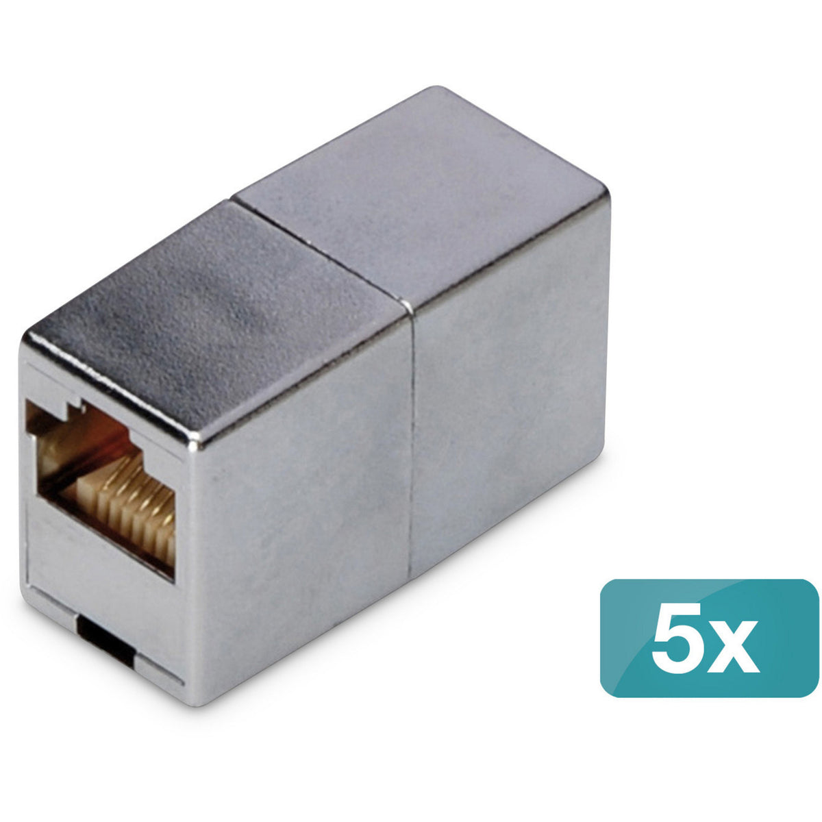 Cat.5e Modulare Kupplung, 5 Stück