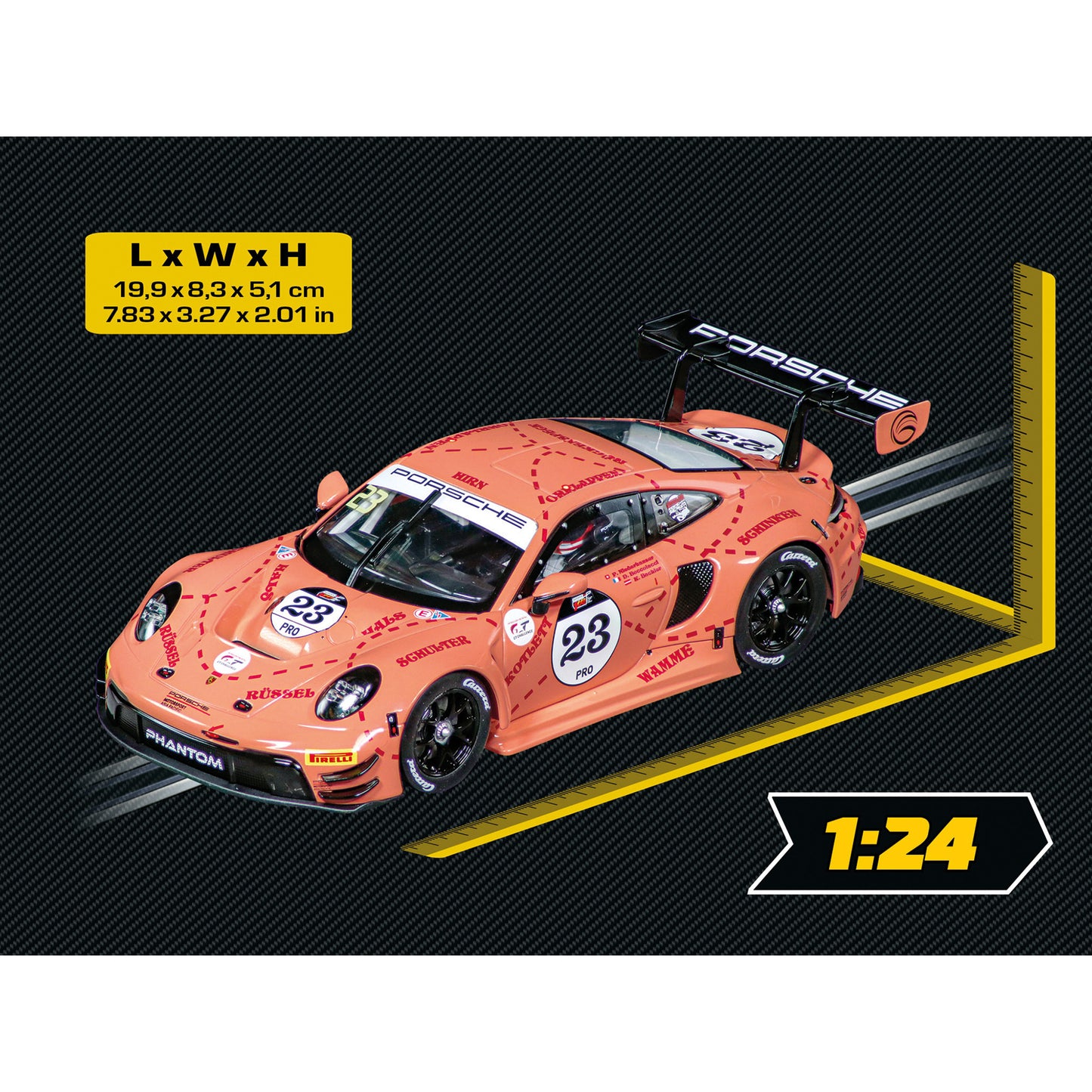 DIGITAL 124 Porsche 911 GT3 R Phantom Global Racing, No.23, Suzuka 2025, Rennwagen