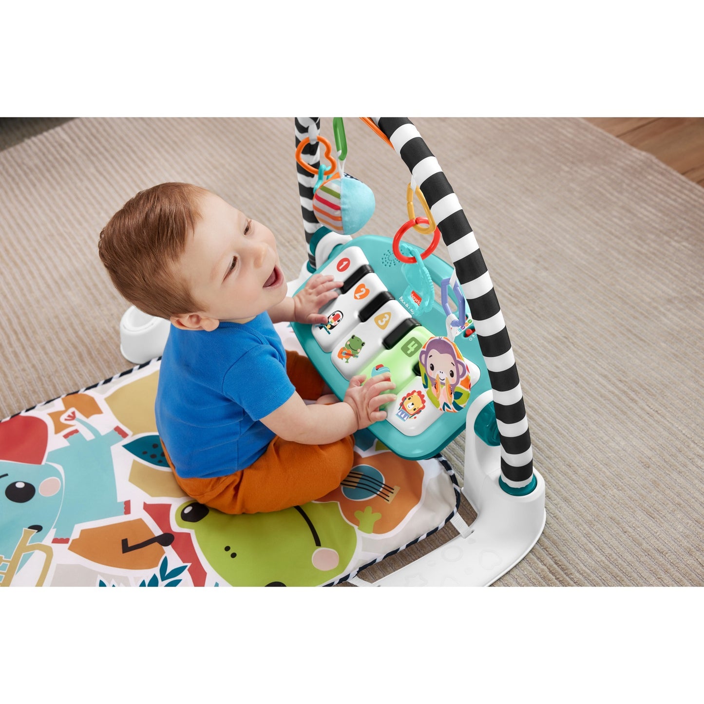 Fisher-Price Kick & Play Piano Spieldecke, Spielbogen/Decke