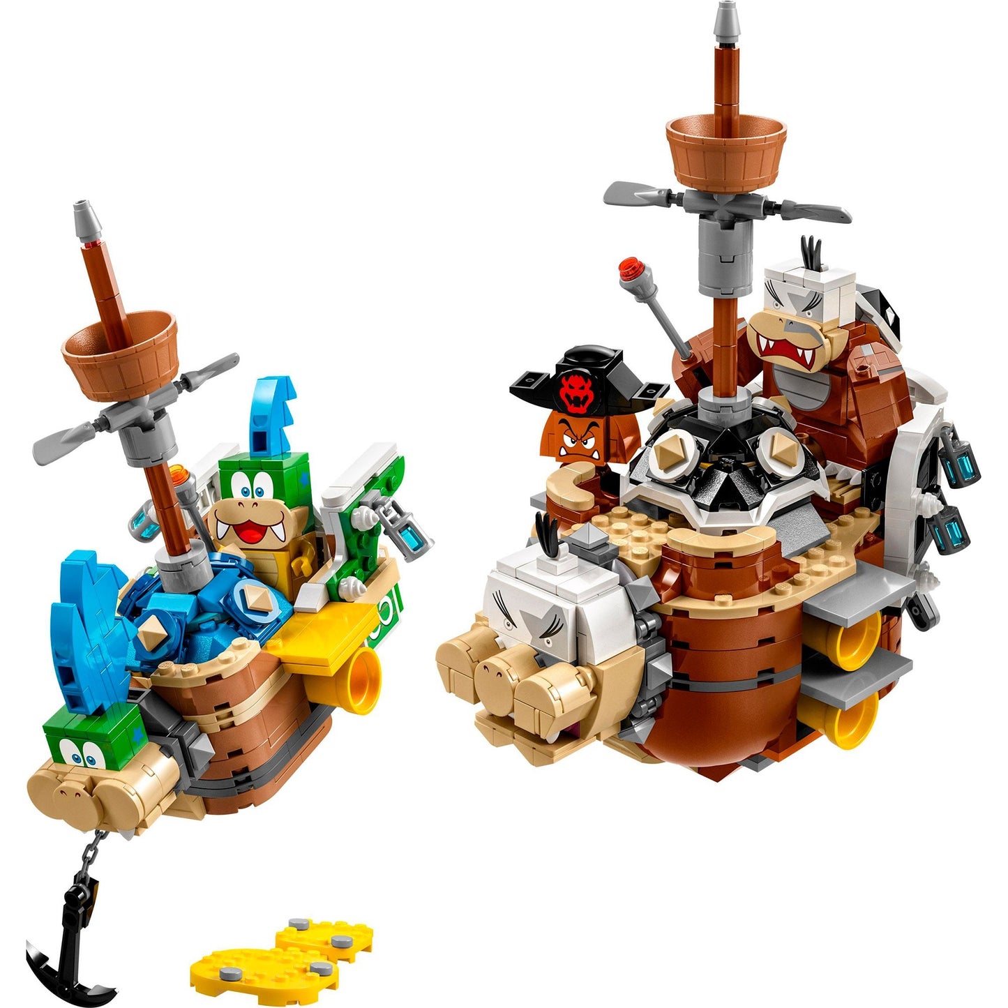 LEGO 71427 Super Mario Larry und Mortons Luftgaleeren - Erweiterungsset, Konstruktionsspielzeug