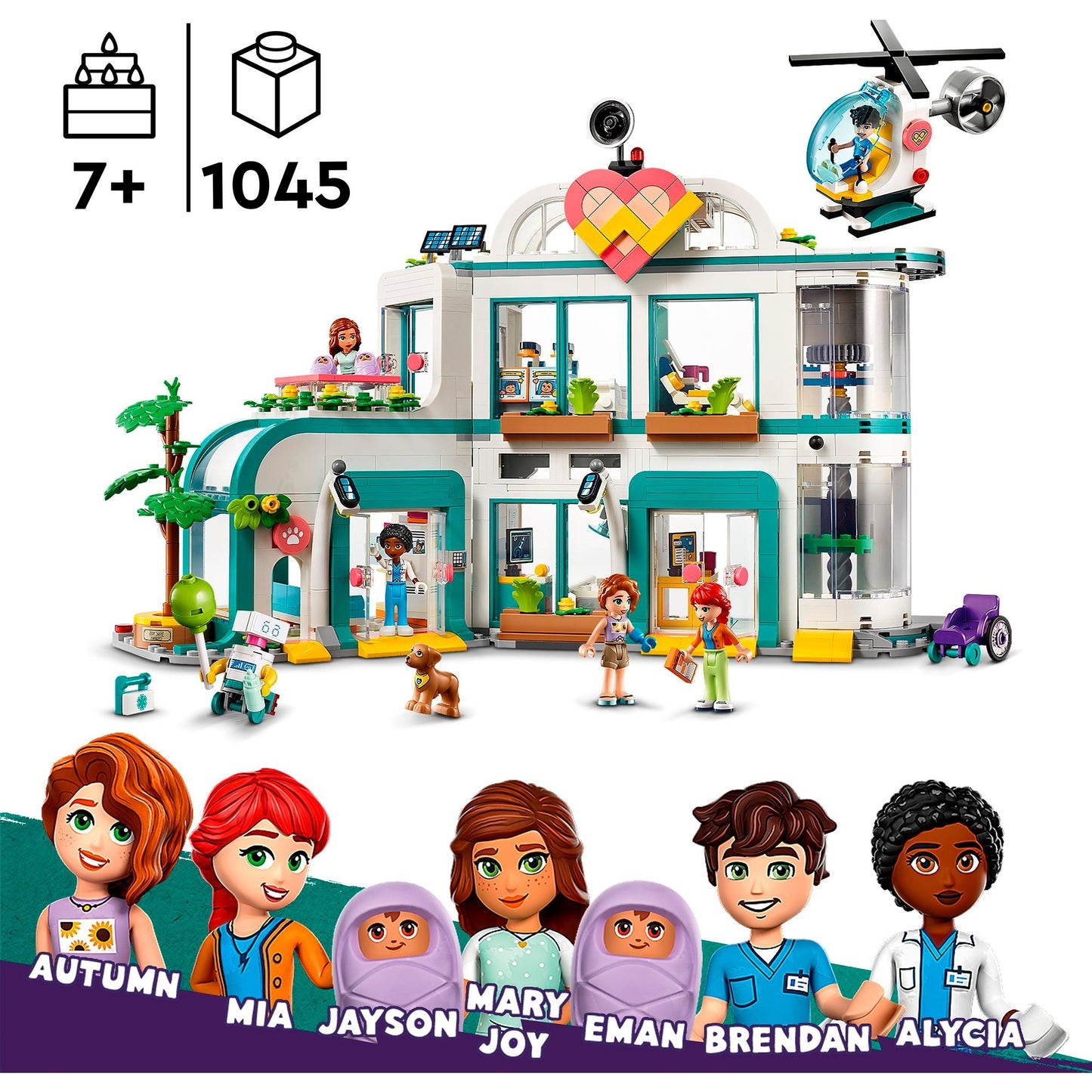 LEGO 42621 Friends Heartlake City Krankenhaus, Konstruktionsspielzeug