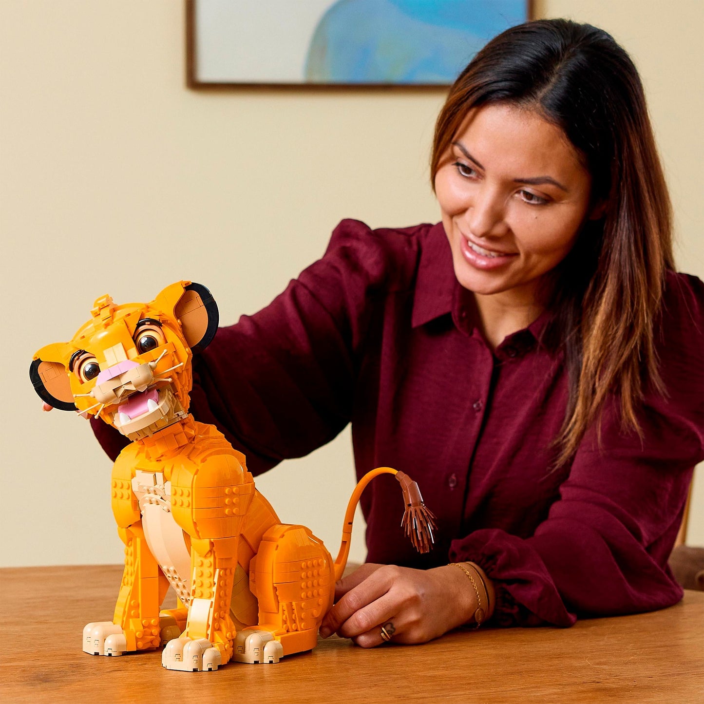 LEGO 43247 Disney Simba, Der junge König der Löwen, Konstruktionsspielzeug