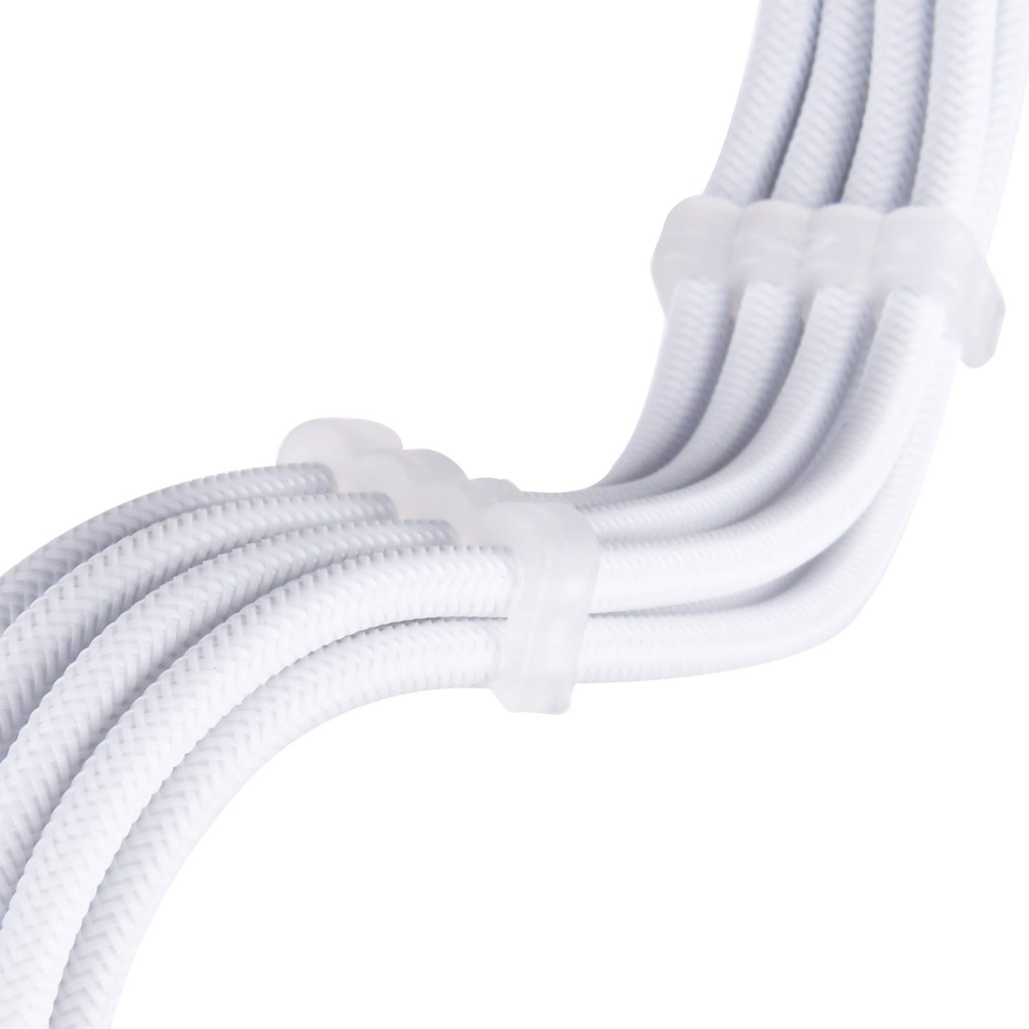Silverstone Technology Netzteil-Verlängerungskabel SST-PP07E-EPS8W-V2, EPS 12V 8pin (4+4) (weiss, 30cm)