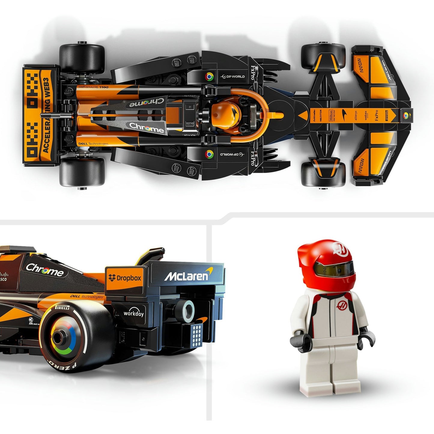 77251 Speed Champions McLaren F1 Team MCL38 Rennauto, Konstruktionsspielzeug
