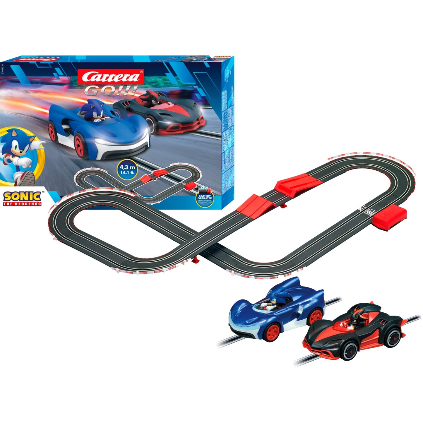 Carrera GO!!! Sonic the Hedgehog, Rennbahn