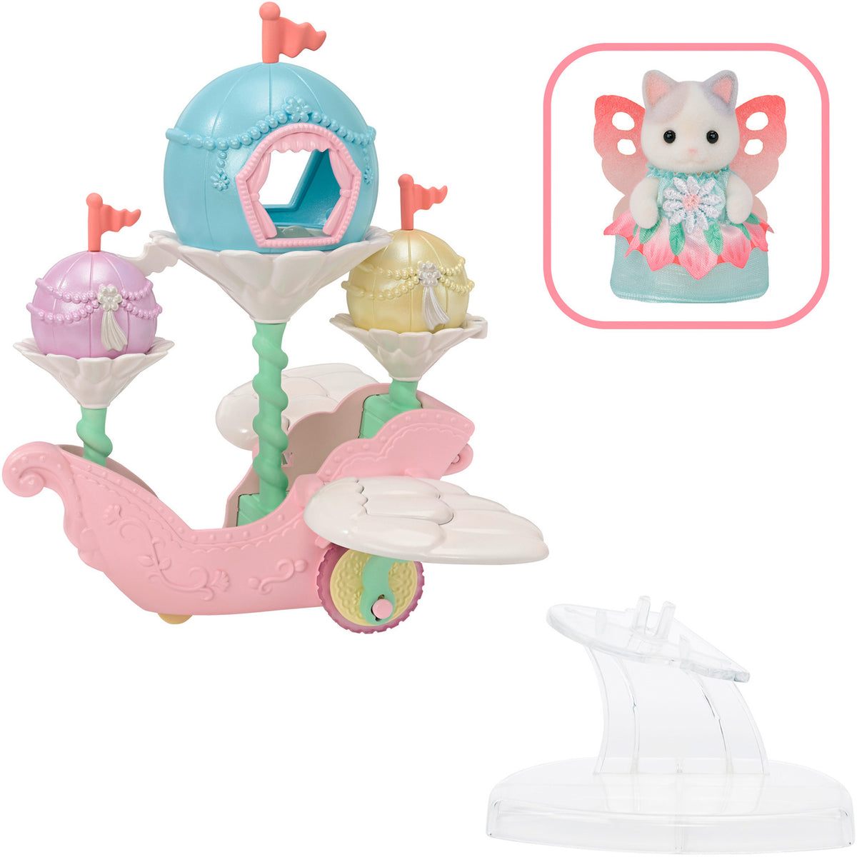 Sylvanian Families - Magisches Ballonschiff mit Figur, Konstruktionsspielzeug