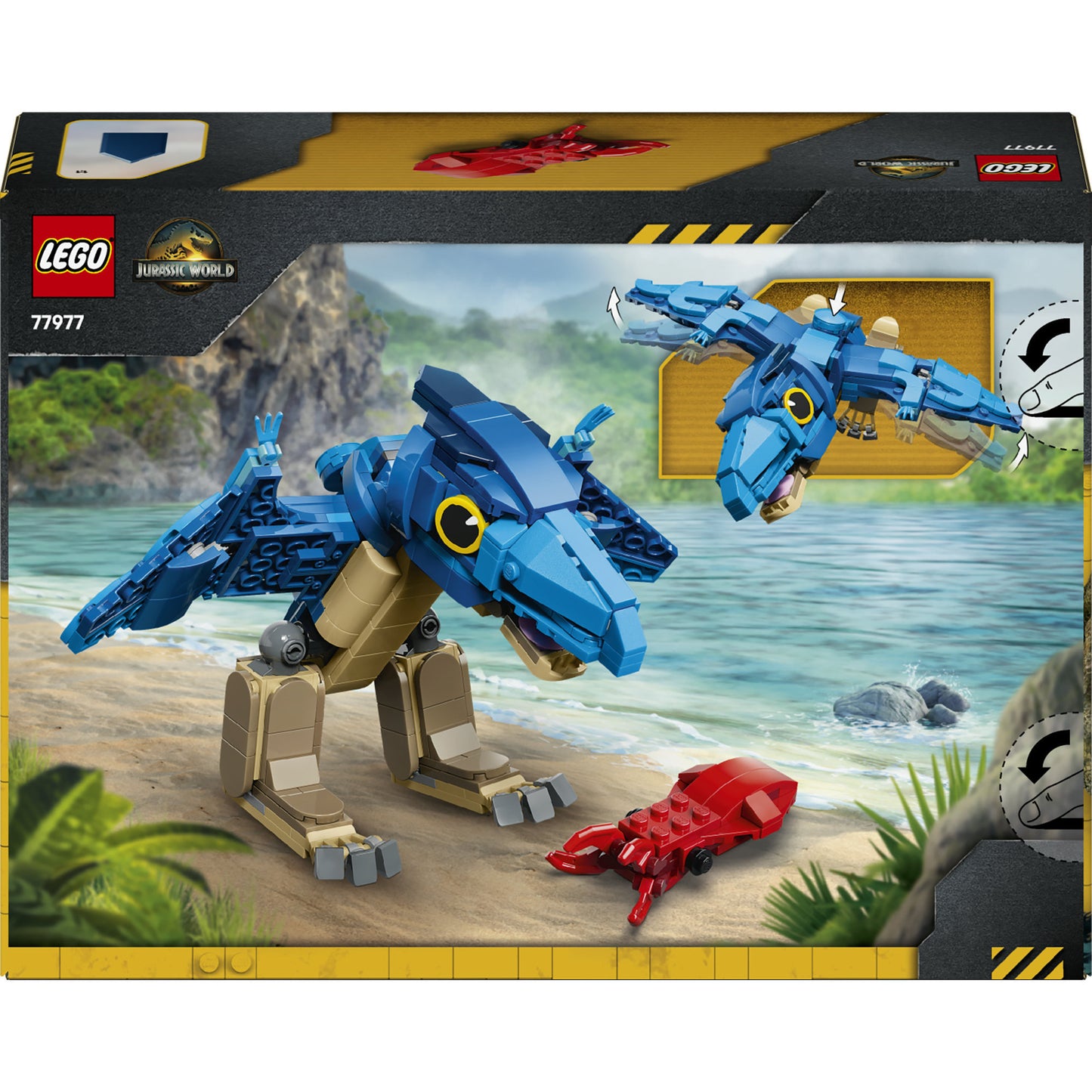 77977 Jurassic World Baby-Dinosaurier Pteranodon, Konstruktionsspielzeug