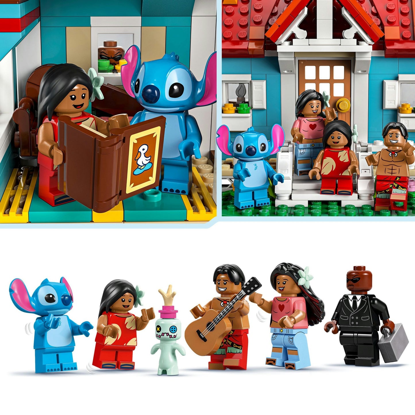 43268 Disney Classic Das Strandhaus aus Lilo und Stitch, Konstruktionsspielzeug