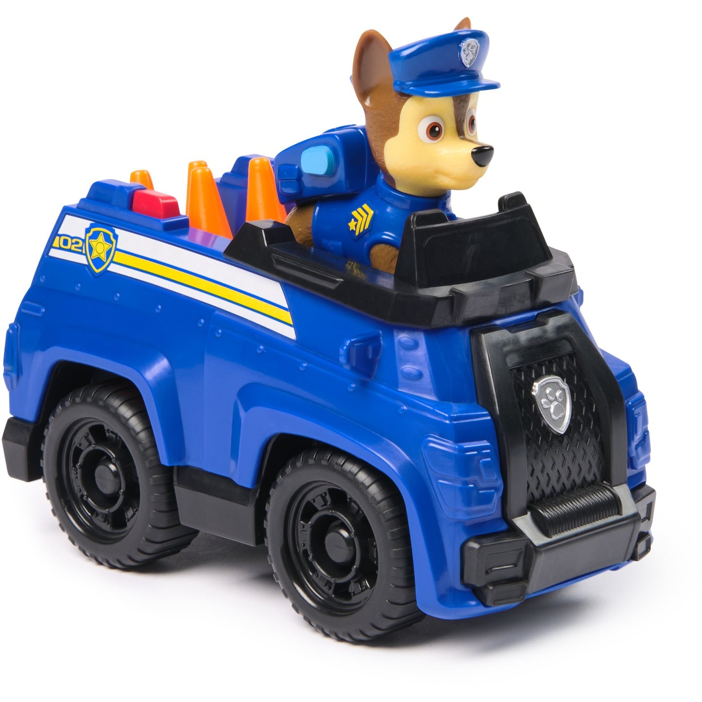 Paw Patrol - Polizei-Fahrzeug mit Chase Spielfigur, Spielfahrzeug