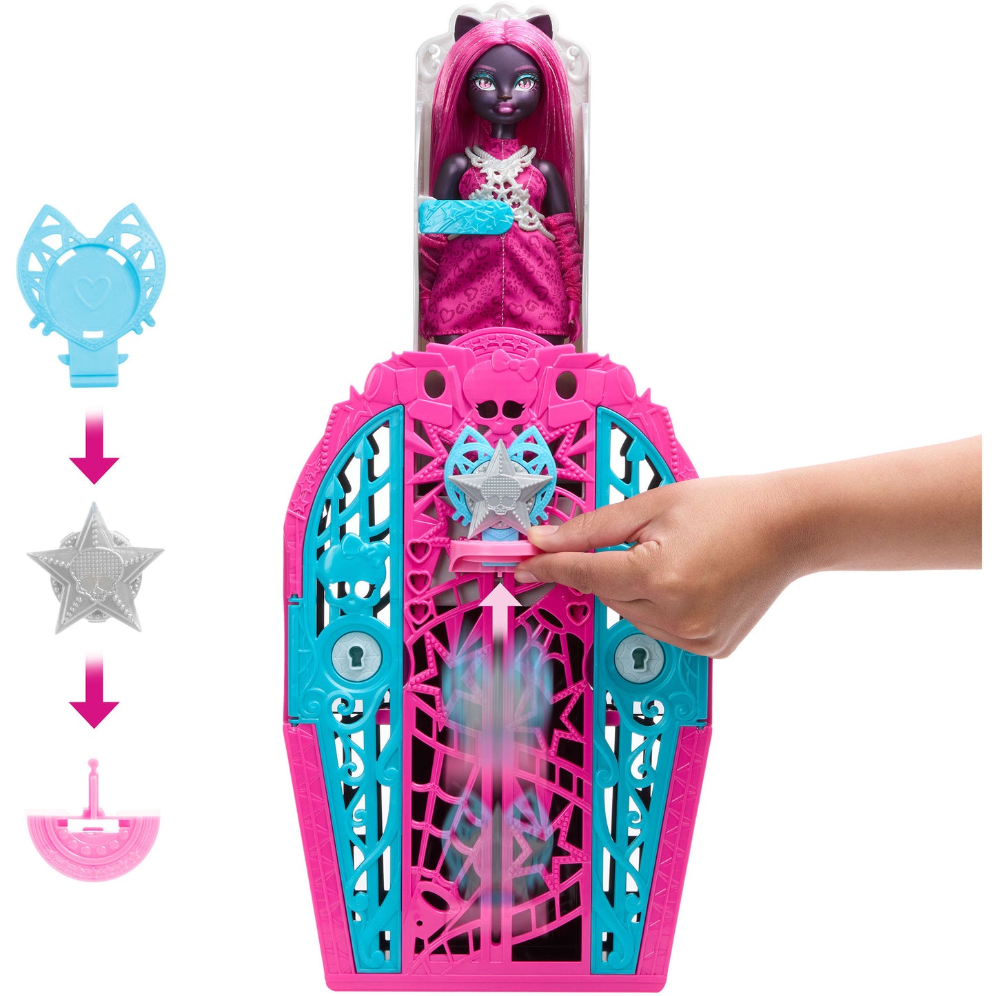 Monster High Verborgene Schätze Catty, Puppe