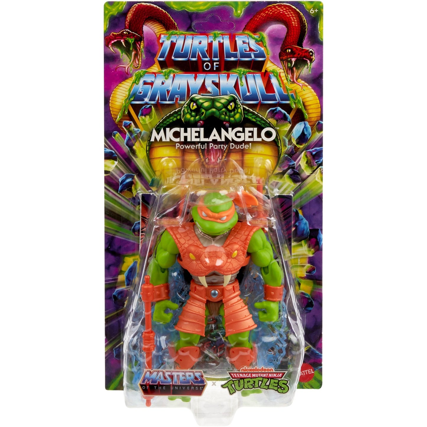 Masters of the Universe Origins Turtles of Grayskull Michelangelo, Spielfigur