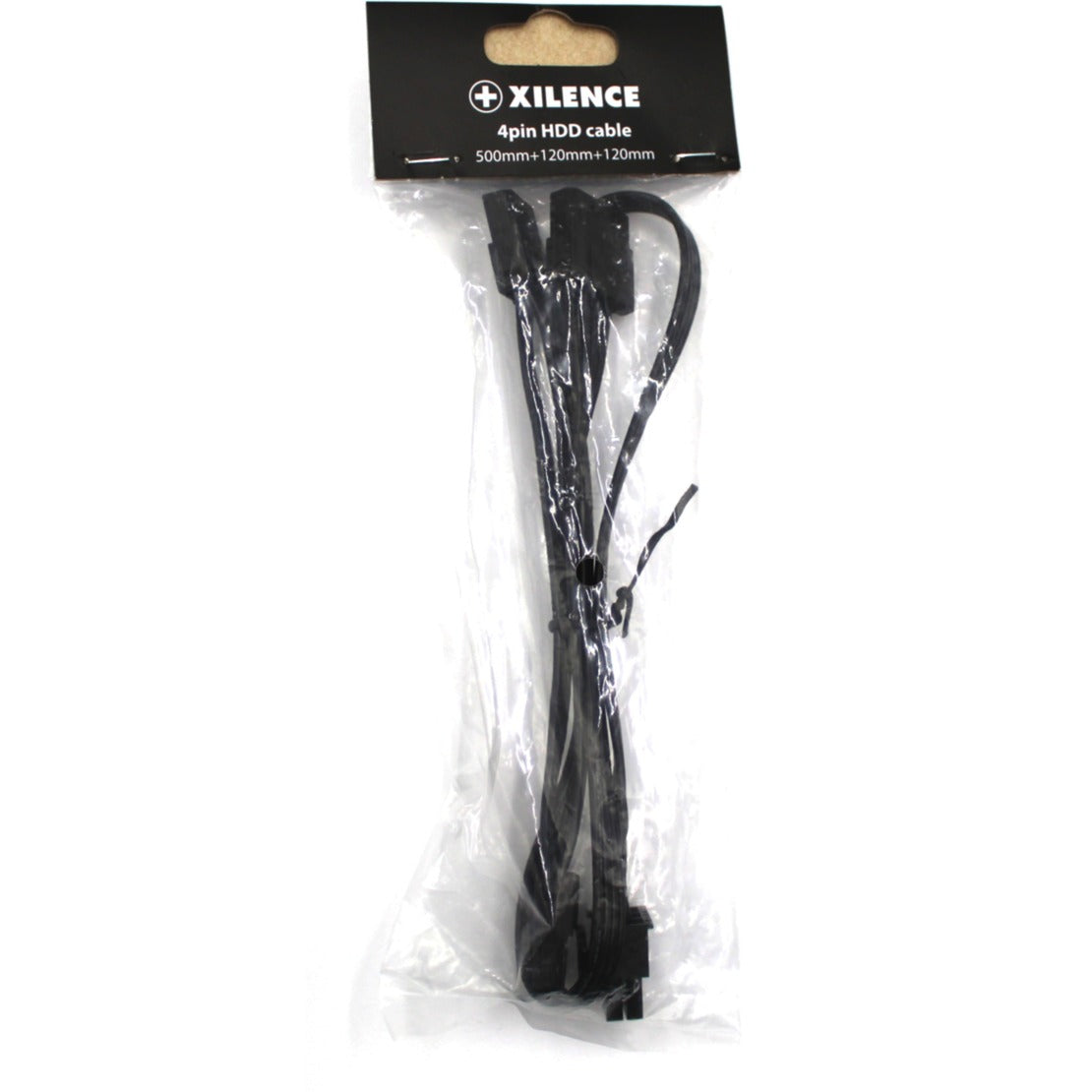 Xilence 4pin HDD Kabel XZ183, 65cm (schwarz)