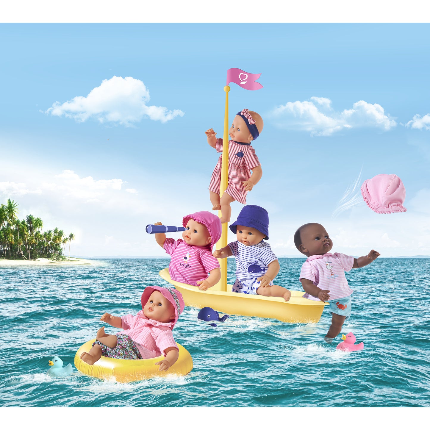 Mon Premier Poupon Badebaby Coralie, Puppe