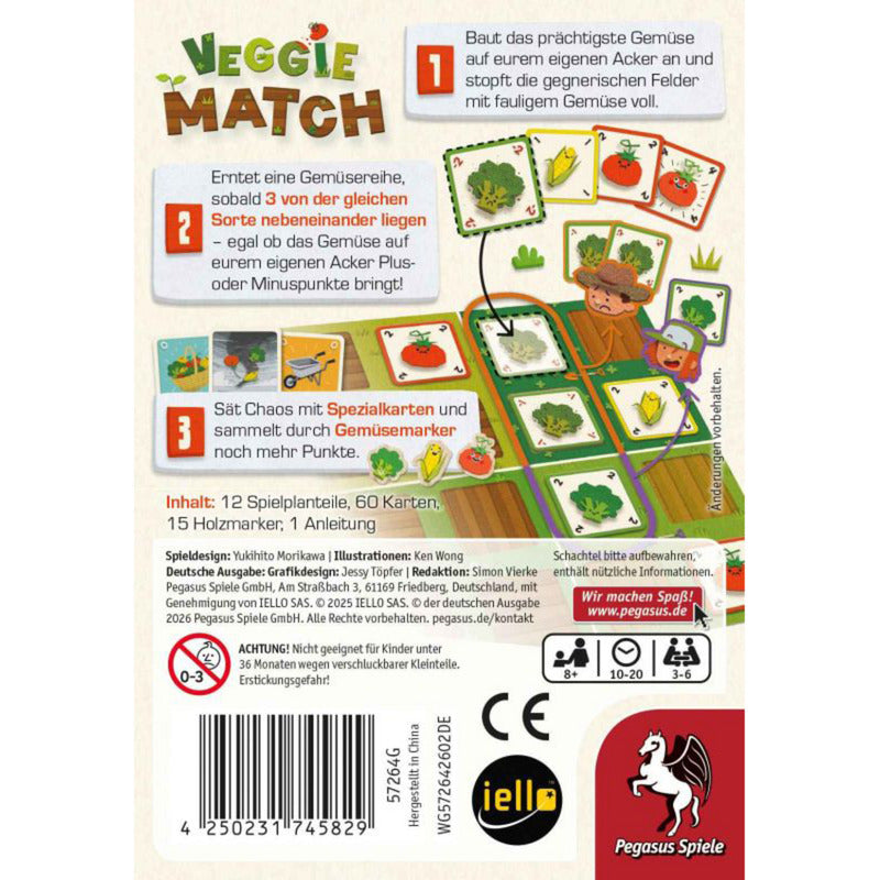 Veggie Match, Brettspiel