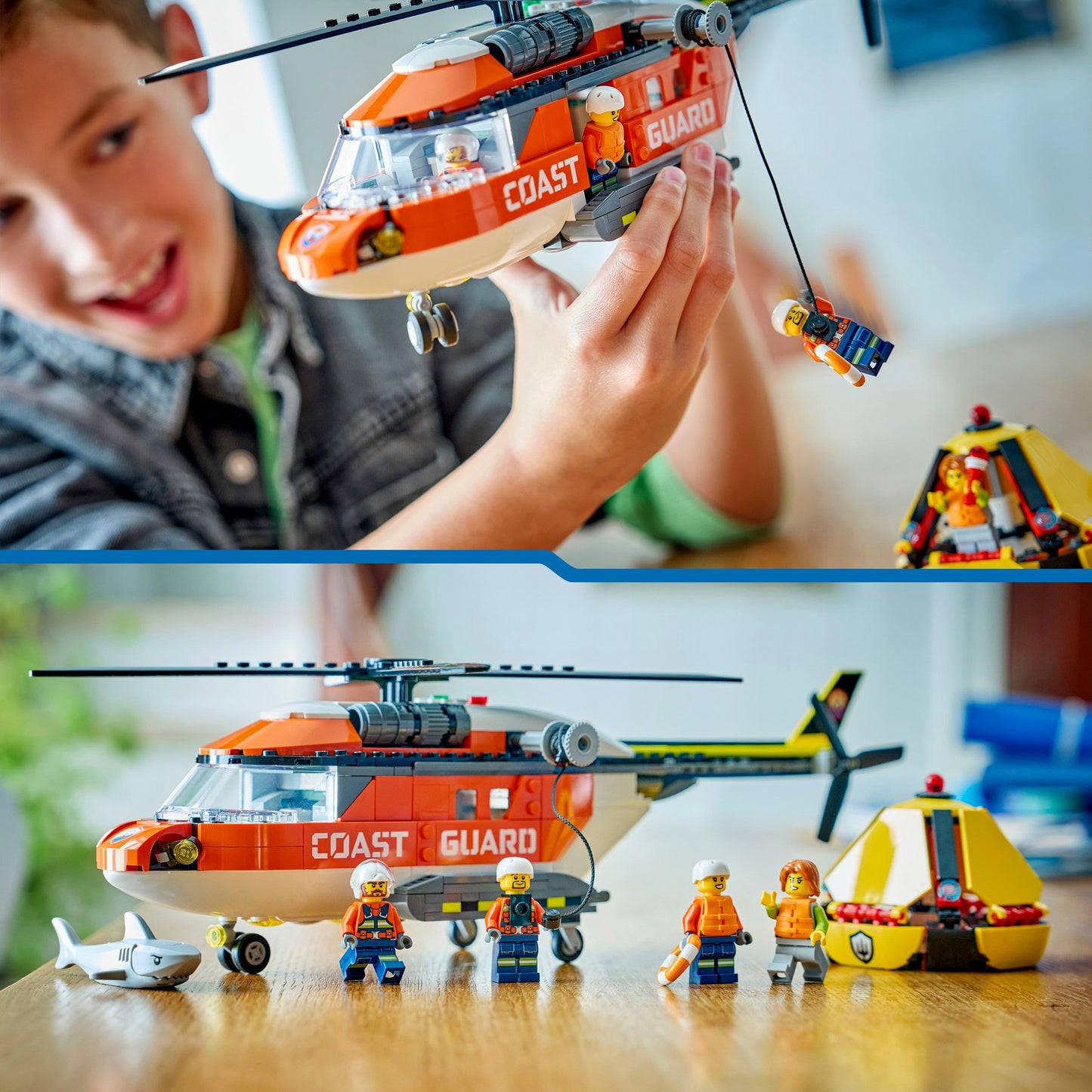 60503 City Hubschrauber der Küstenwache, Konstruktionsspielzeug