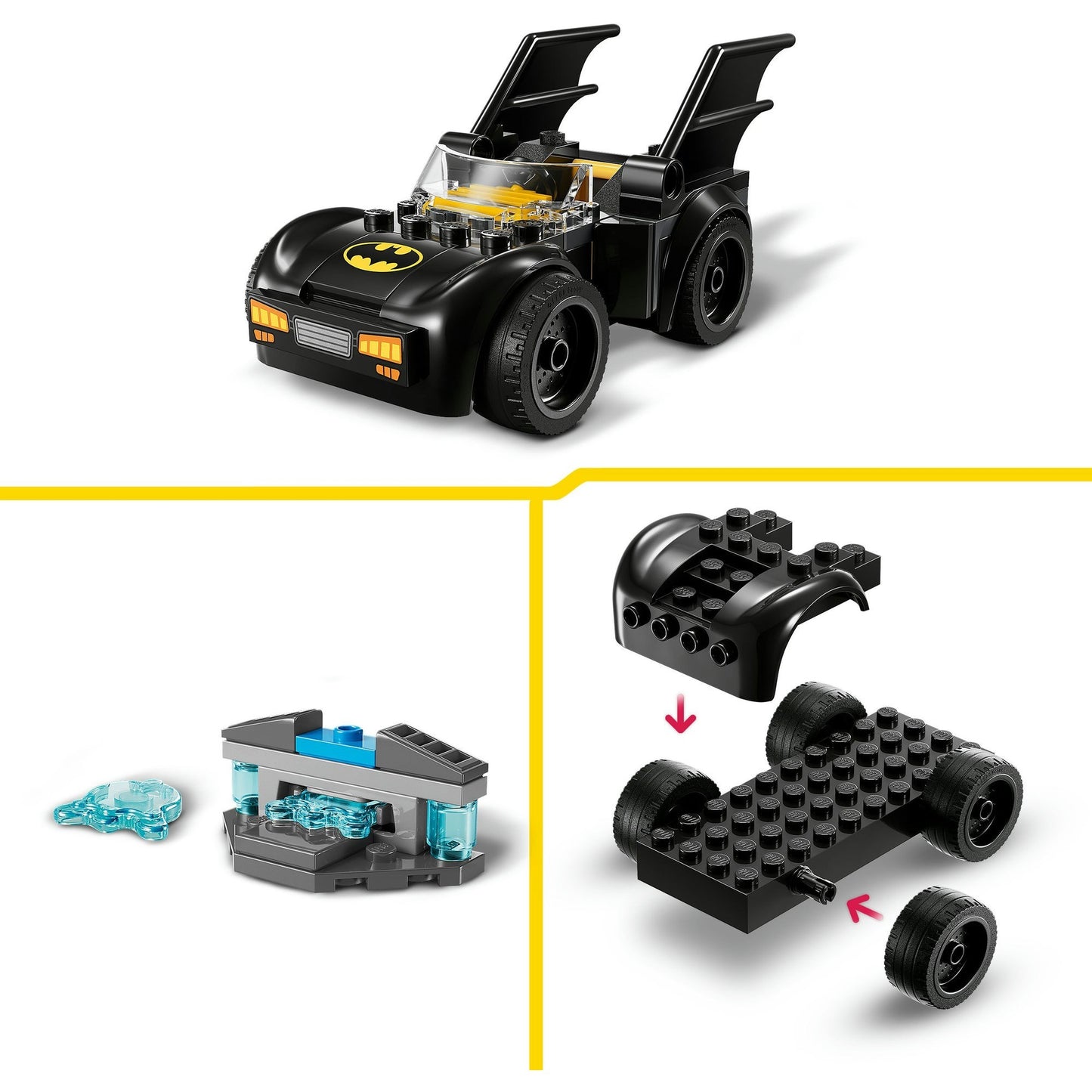 76301 DC Super Heroes Batman & Batmobil vs. Mr. Freeze, Konstruktionsspielzeug