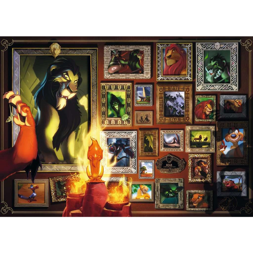 Ravensburger Puzzle Villainous: Scar (1000 Teile)